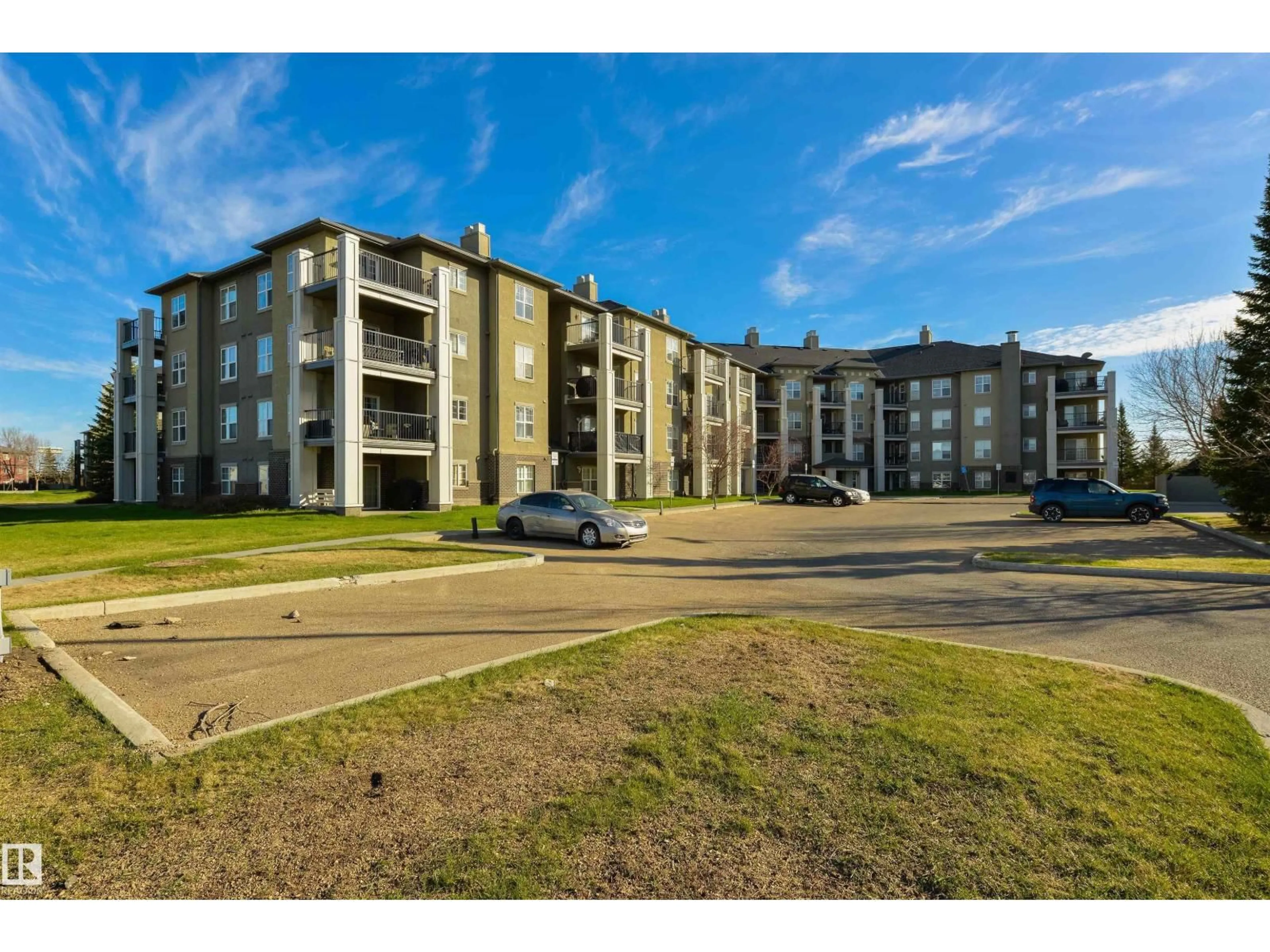 A pic from outside/outdoor area/front of a property/back of a property/a pic from drone, unknown for 202 - 622 MCALLISTER LO, Edmonton Alberta T6W1N2