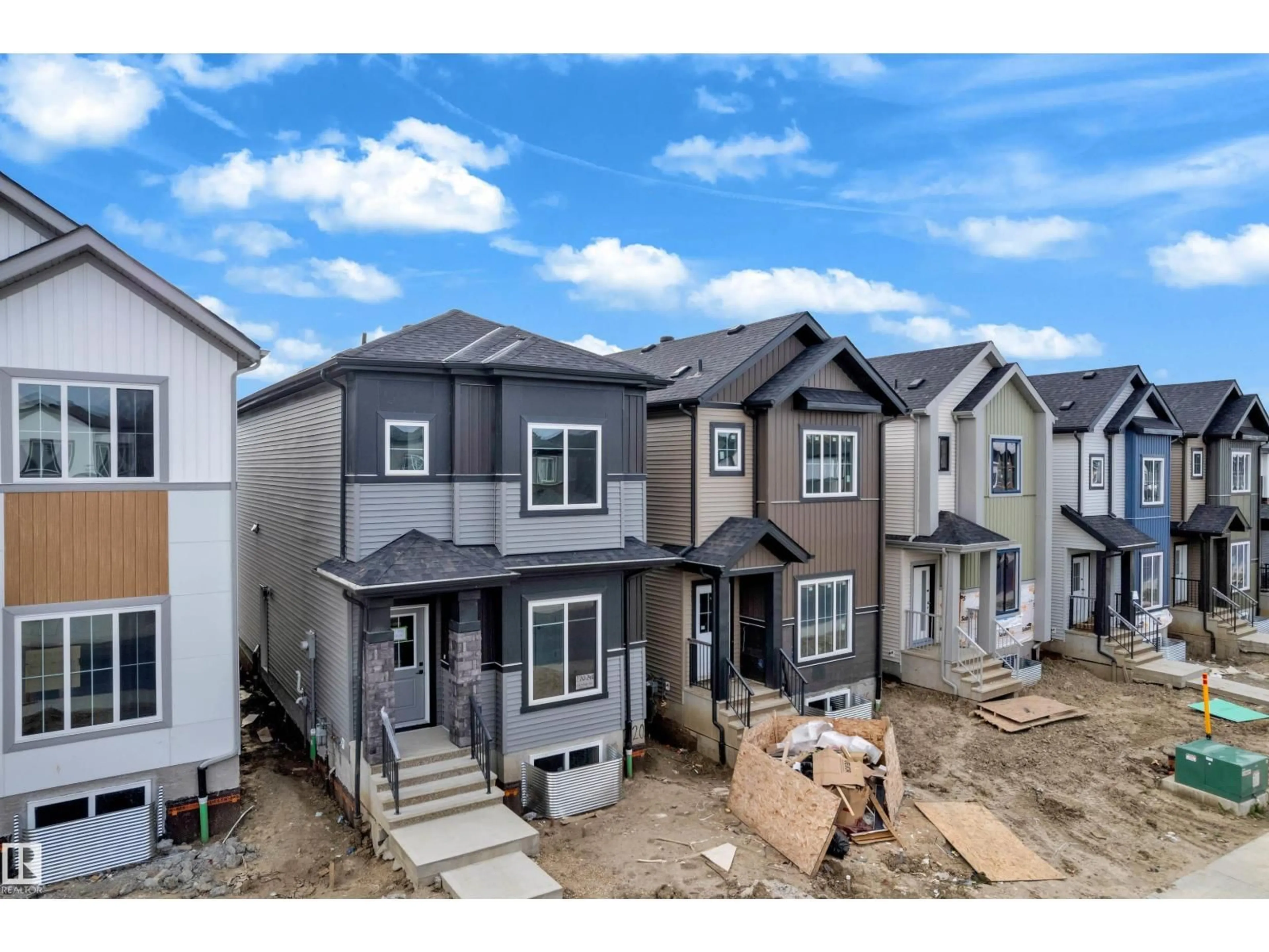 A pic from outside/outdoor area/front of a property/back of a property/a pic from drone, street for 220 24 ST, Edmonton Alberta T6X3K4