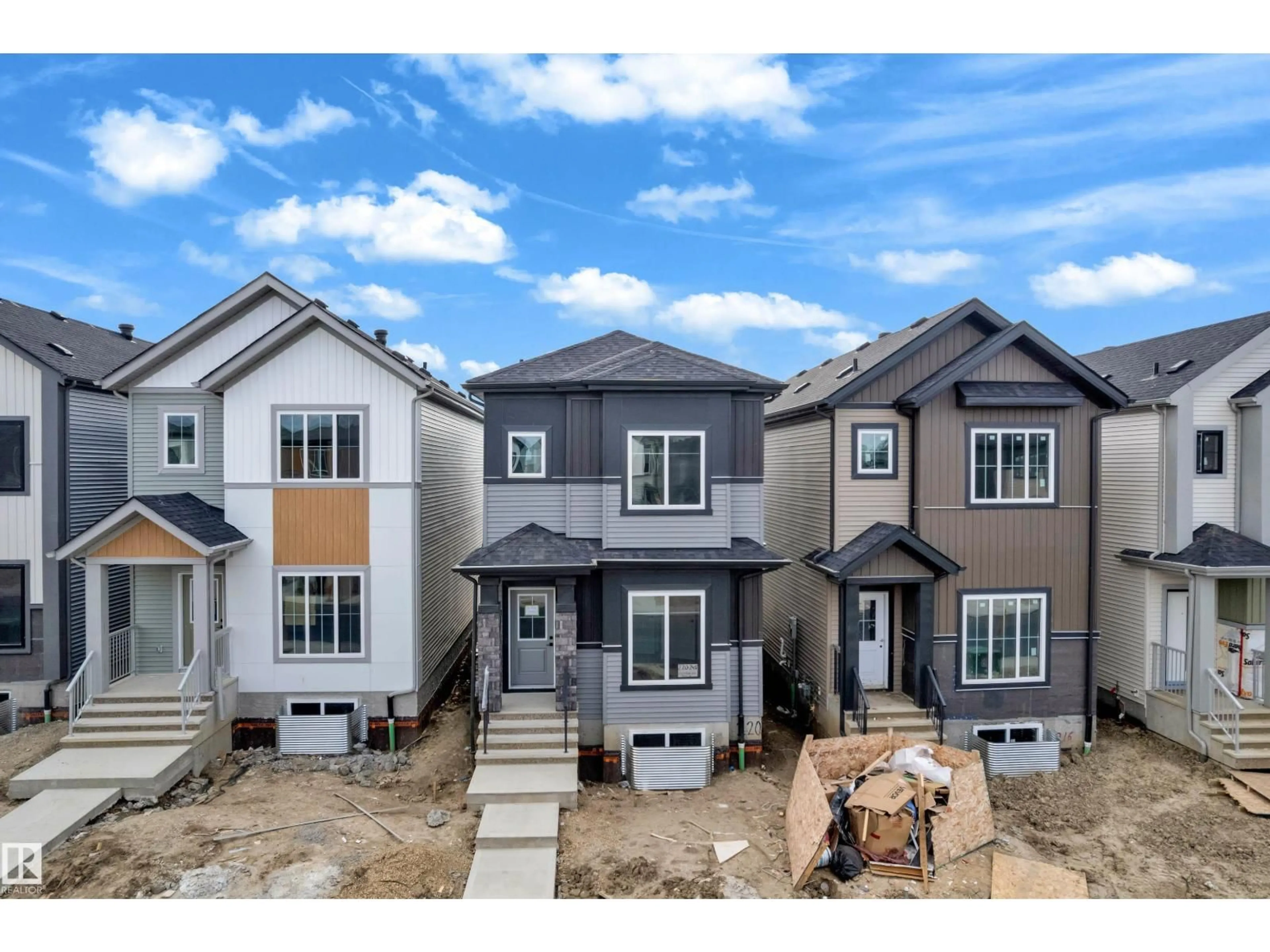 A pic from outside/outdoor area/front of a property/back of a property/a pic from drone, street for 220 24 ST, Edmonton Alberta T6X3K4
