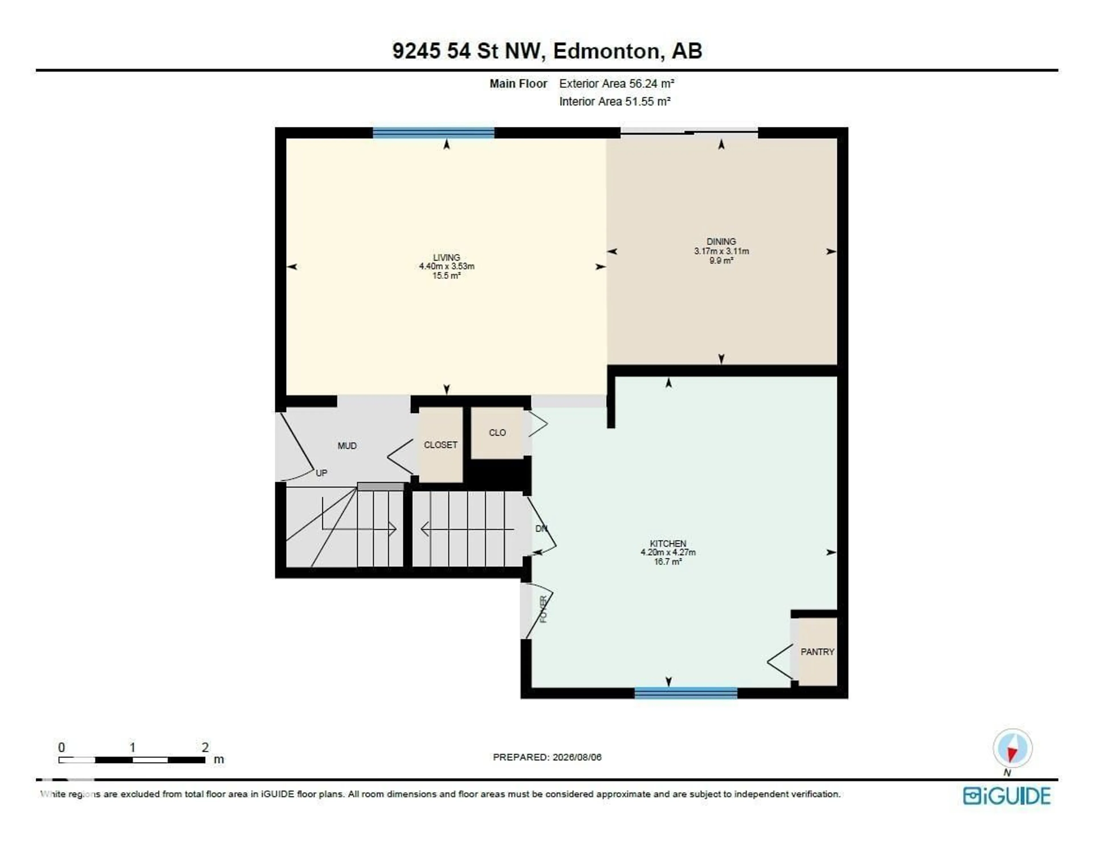 Floor plan for 9245 54 ST, Edmonton Alberta T6B2L3
