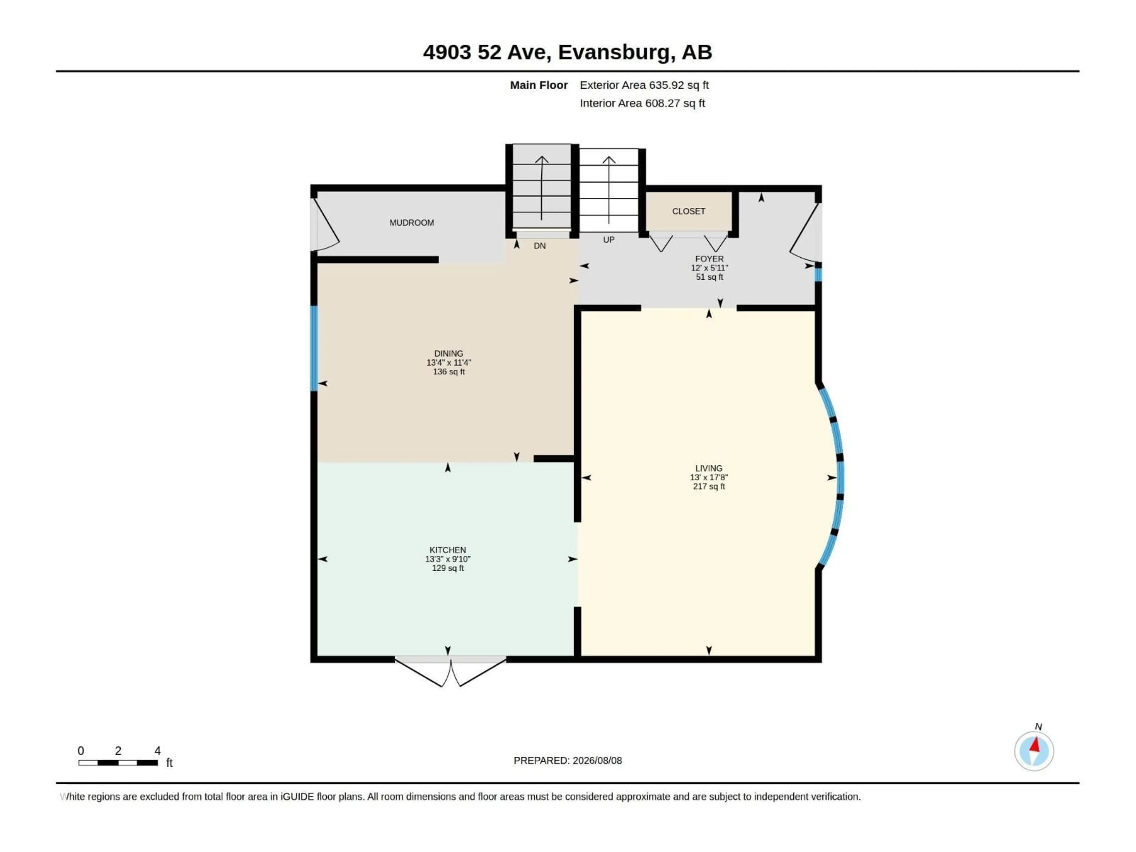 Floor plan for 4903 52 AVENUE, Evansburg Alberta T0E0T0