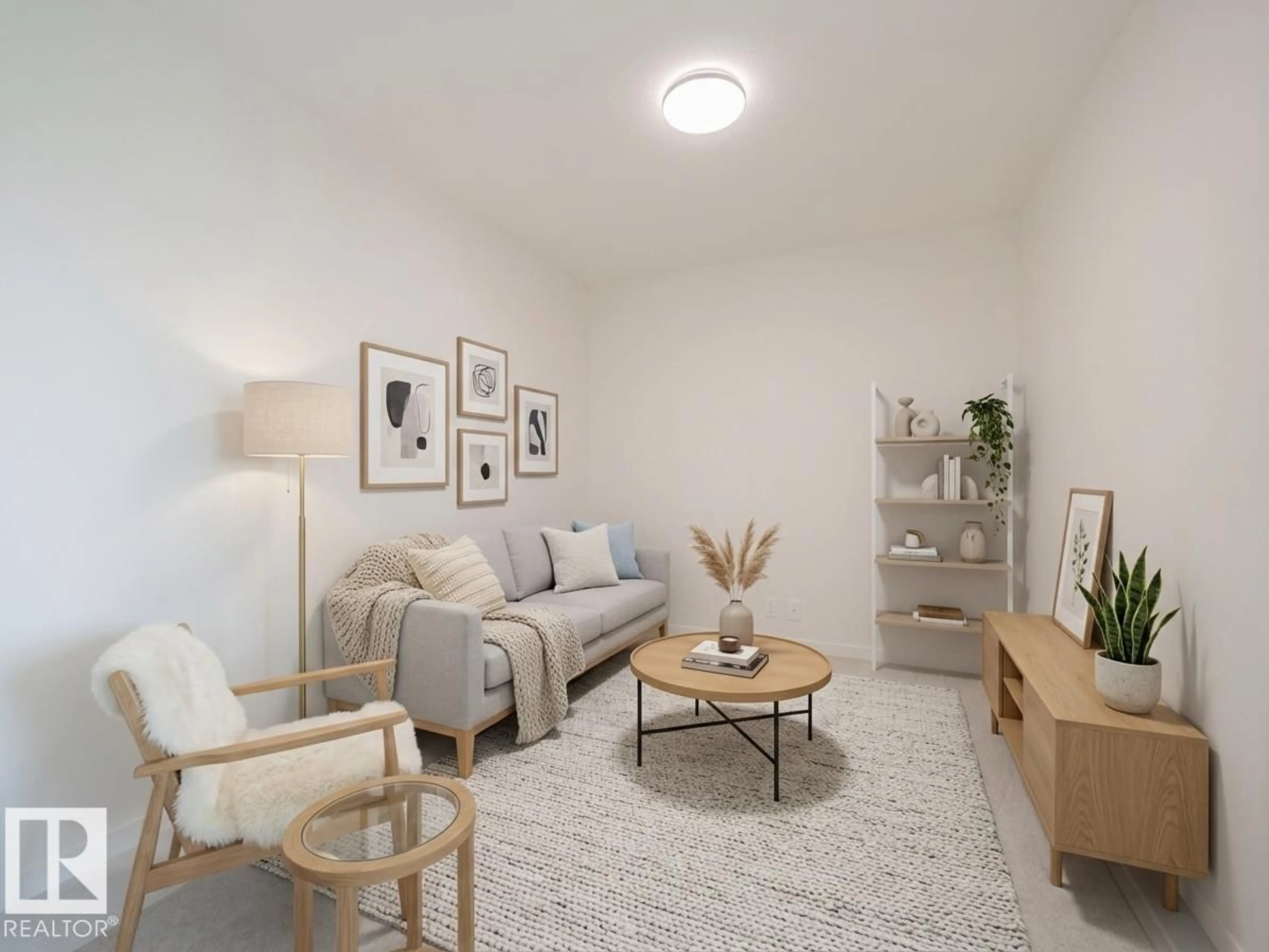Living room with furniture, unknown for 19608 30 AV, Edmonton Alberta T6M3L9