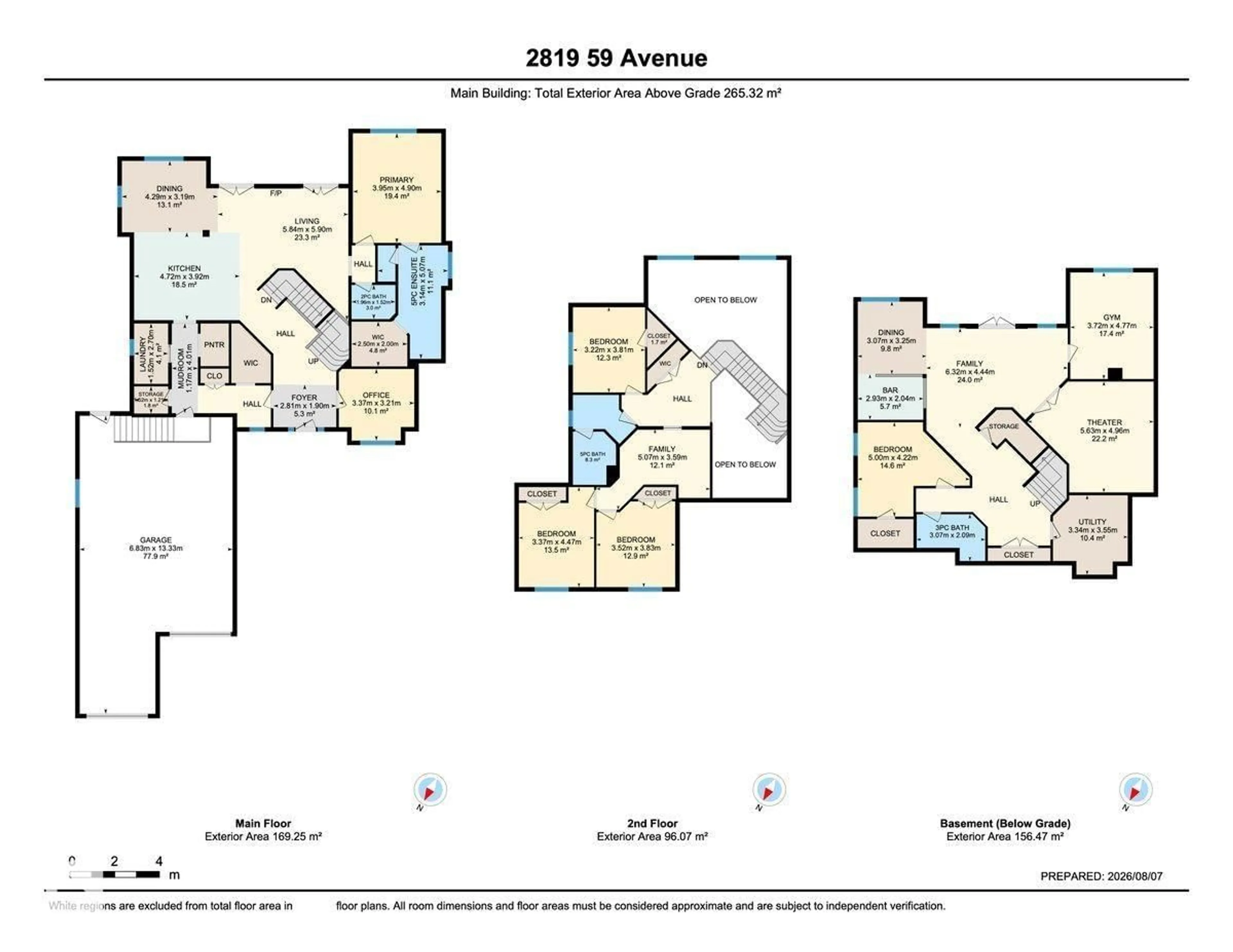 Floor plan for 2819 59 AV, Rural Leduc County Alberta T4X0X5
