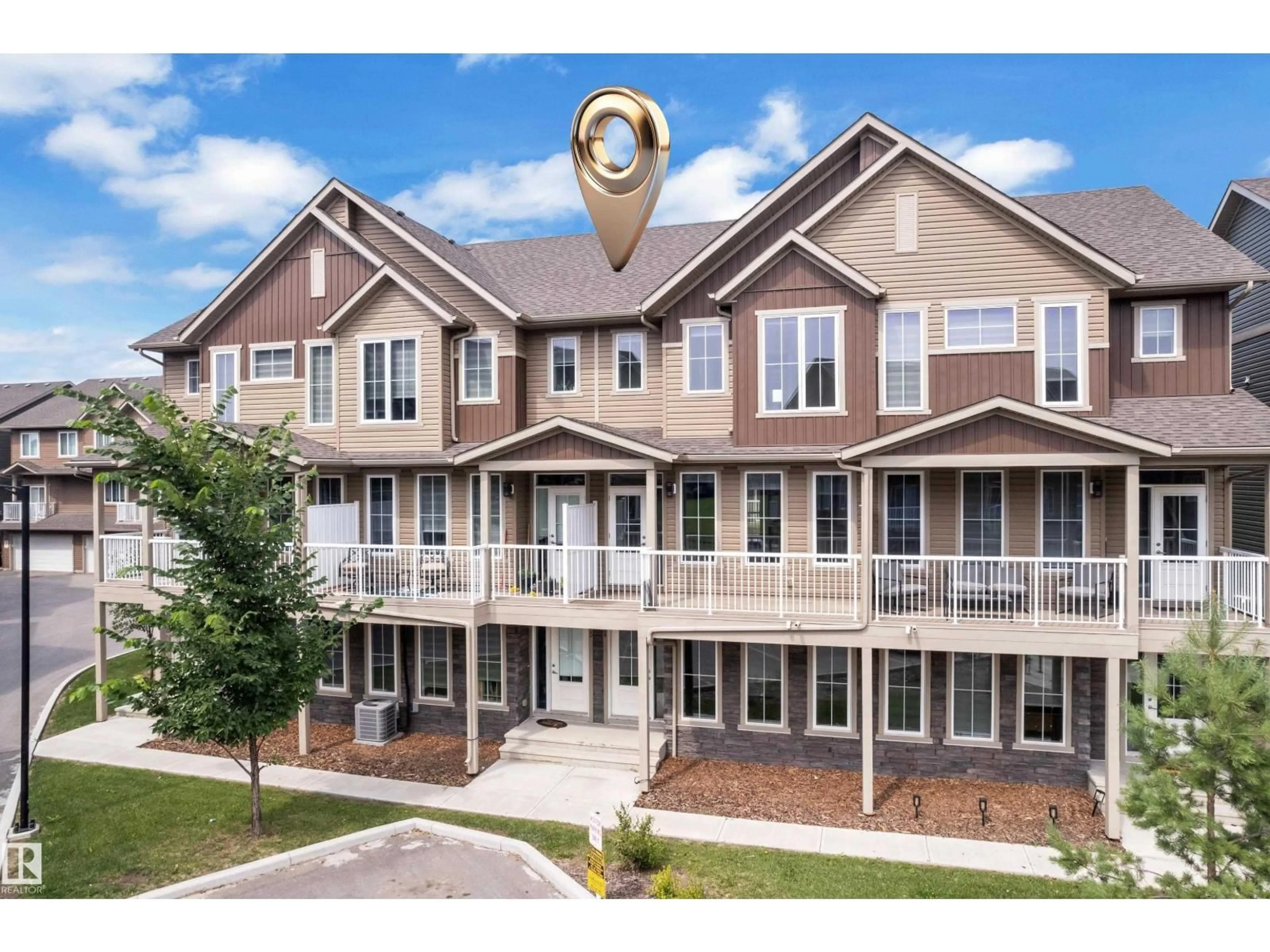 A pic from outside/outdoor area/front of a property/back of a property/a pic from drone, unknown for 1051 - 49 GRAYDON HILL BOULEVARD, Edmonton Alberta T6W3C8
