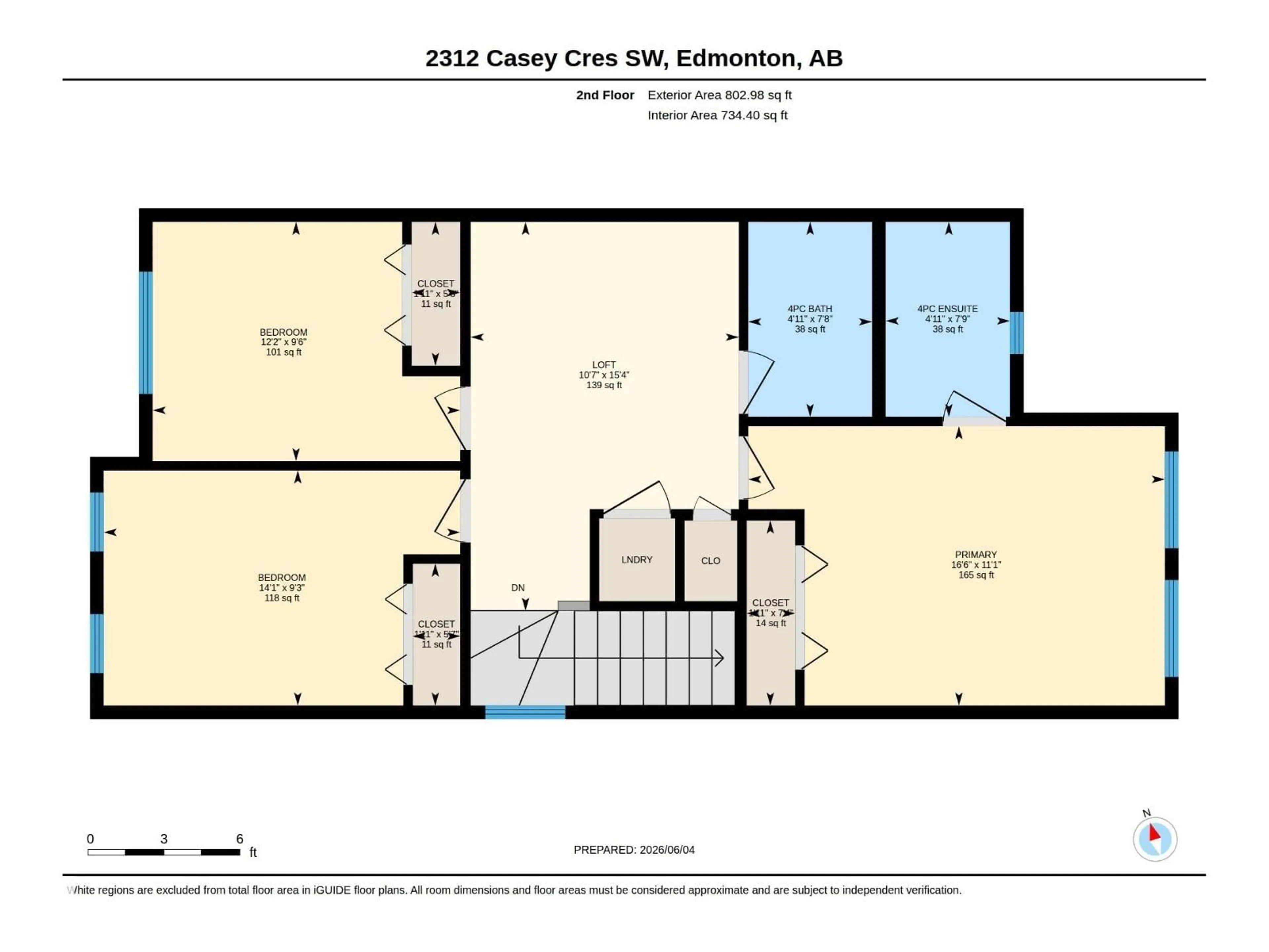 Floor plan for 2312 CASEY CRES, Edmonton Alberta T6W3M9
