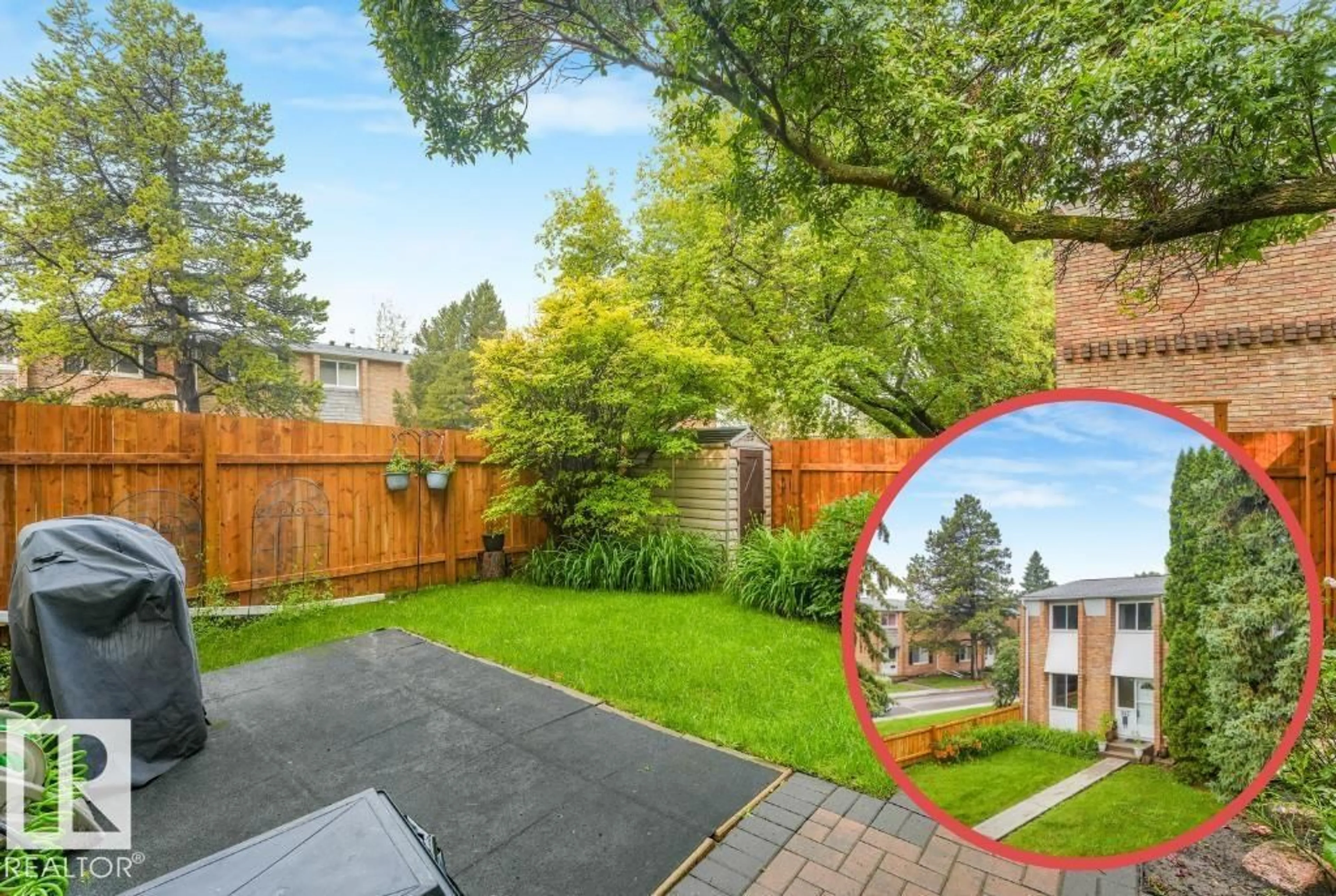A pic from outside/outdoor area/front of a property/back of a property/a pic from drone, forest/trees view for 267 RIDGEWOOD TC, St. Albert Alberta T8N0E9