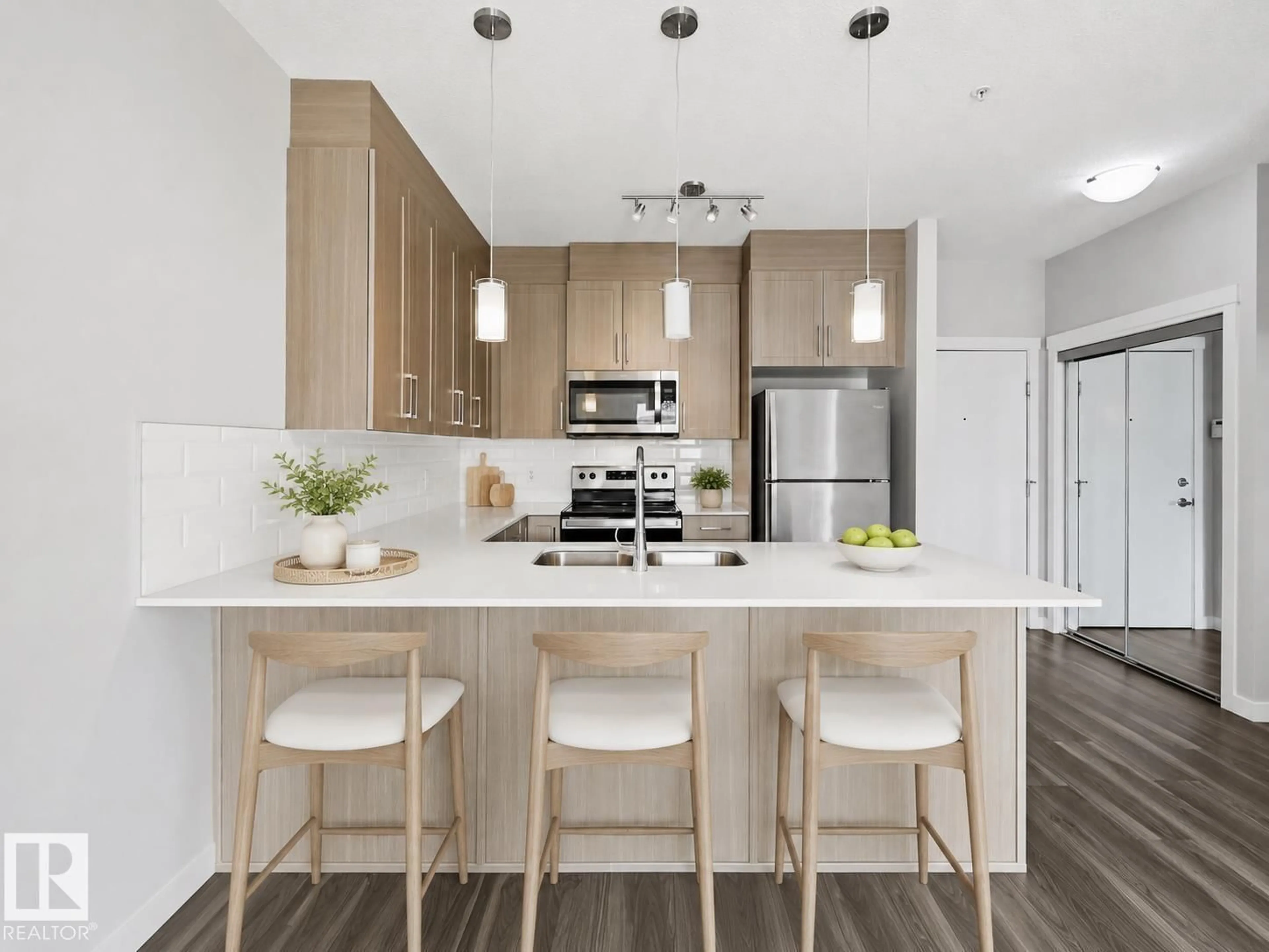 Open concept kitchen, unknown for 812 - 117 WELSH DR, Edmonton Alberta T6X1Y7