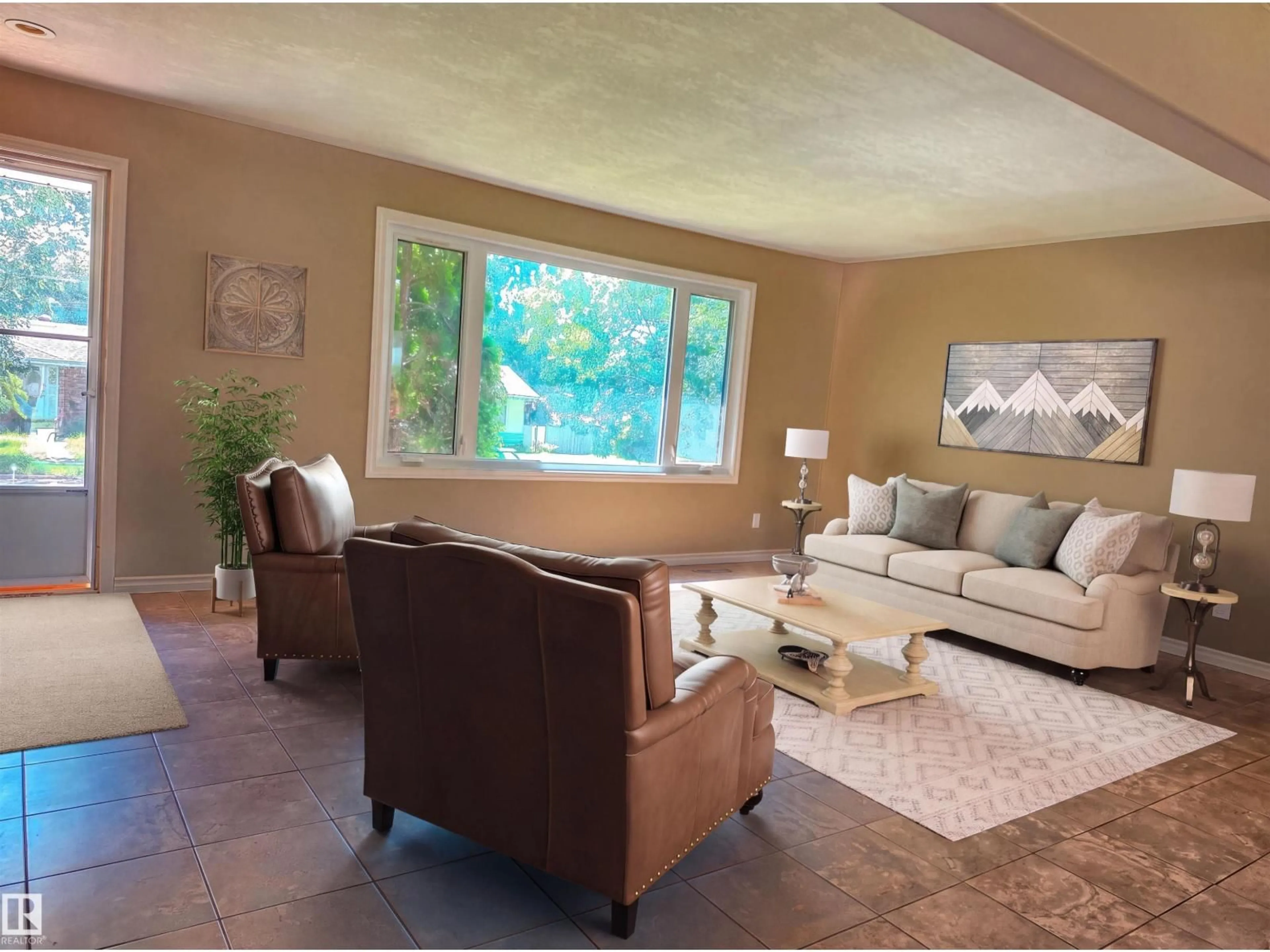 Living room with furniture, unknown for 3822 114 AV, Edmonton Alberta T5W0S6