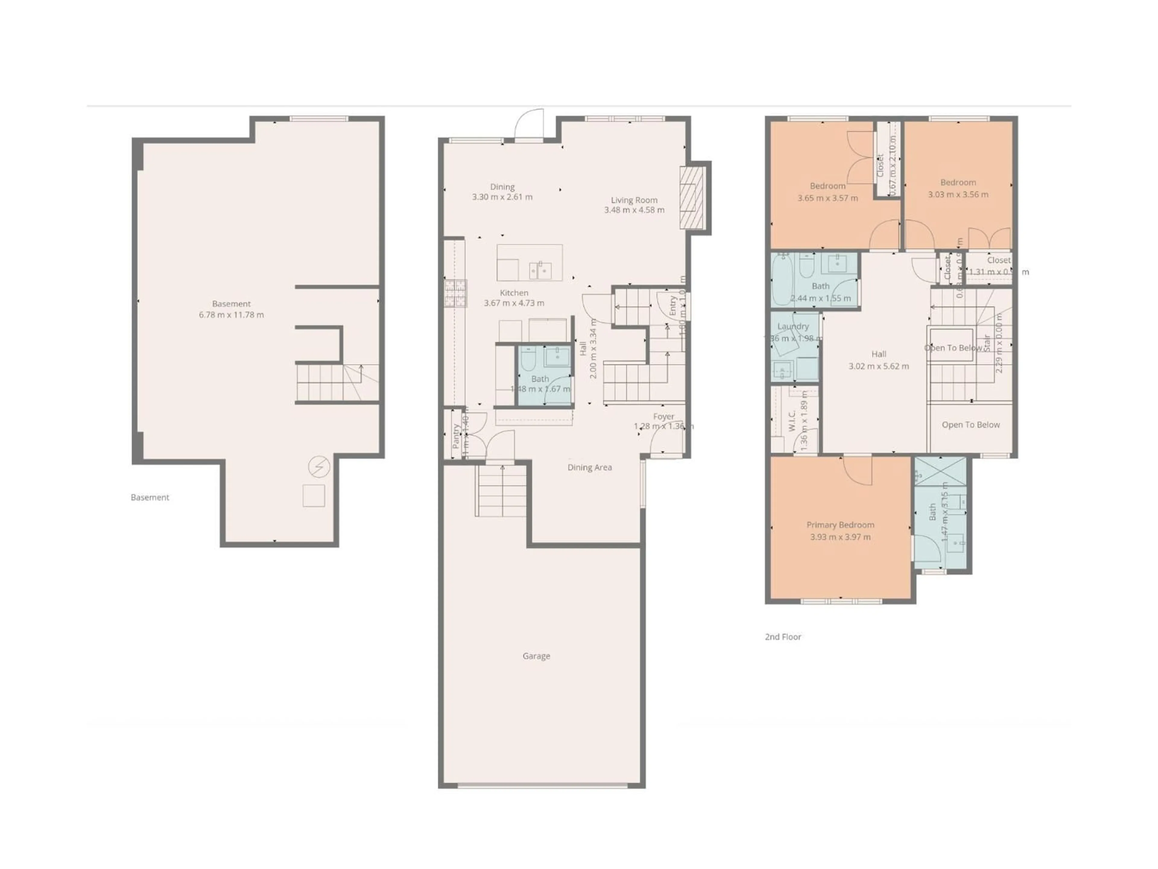 Floor plan for 10 BLACKBIRD BN, Fort Saskatchewan Alberta T8L0G6