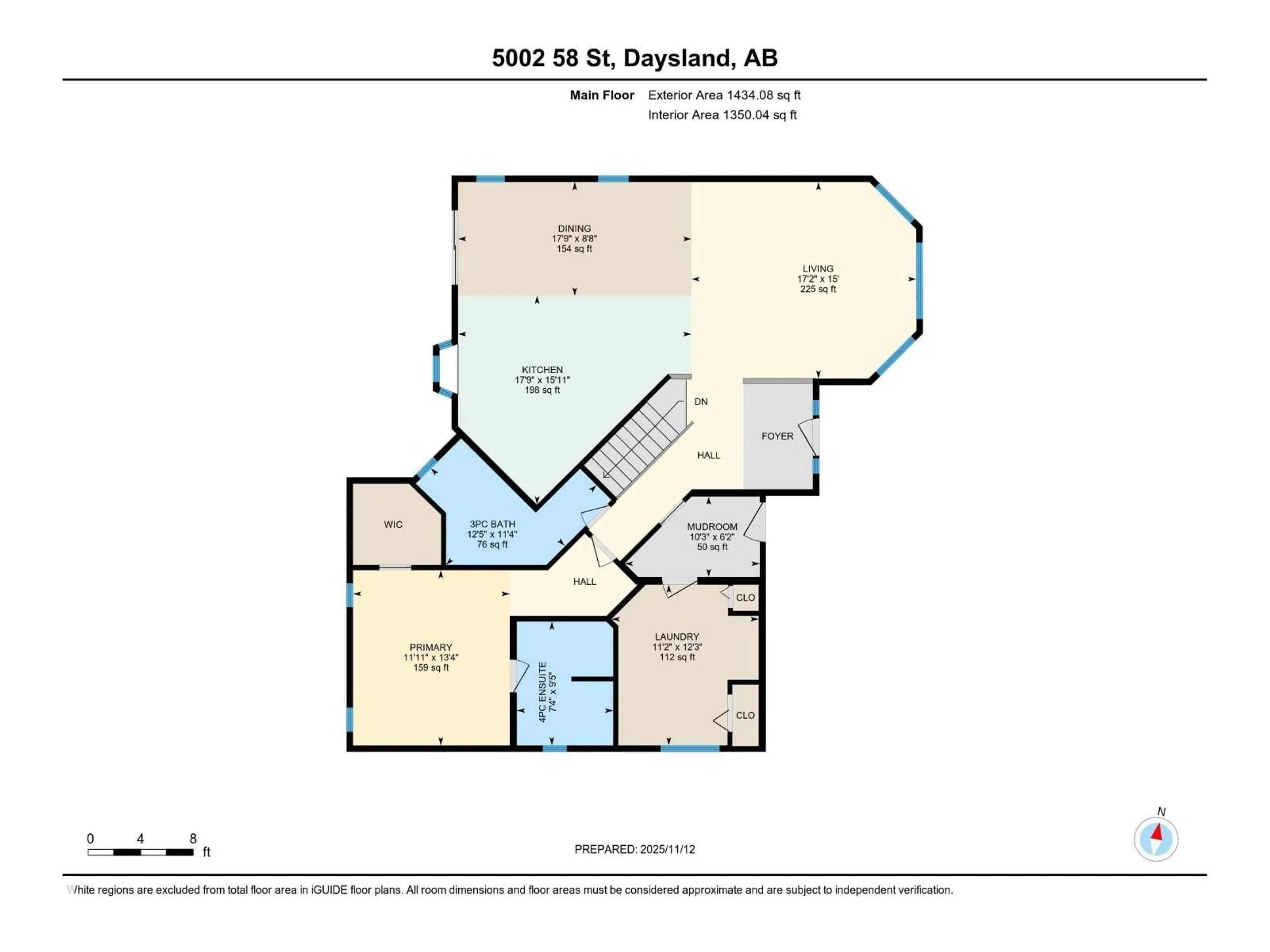 Floor plan for 5002 58 ST, Daysland Alberta T0B1A0