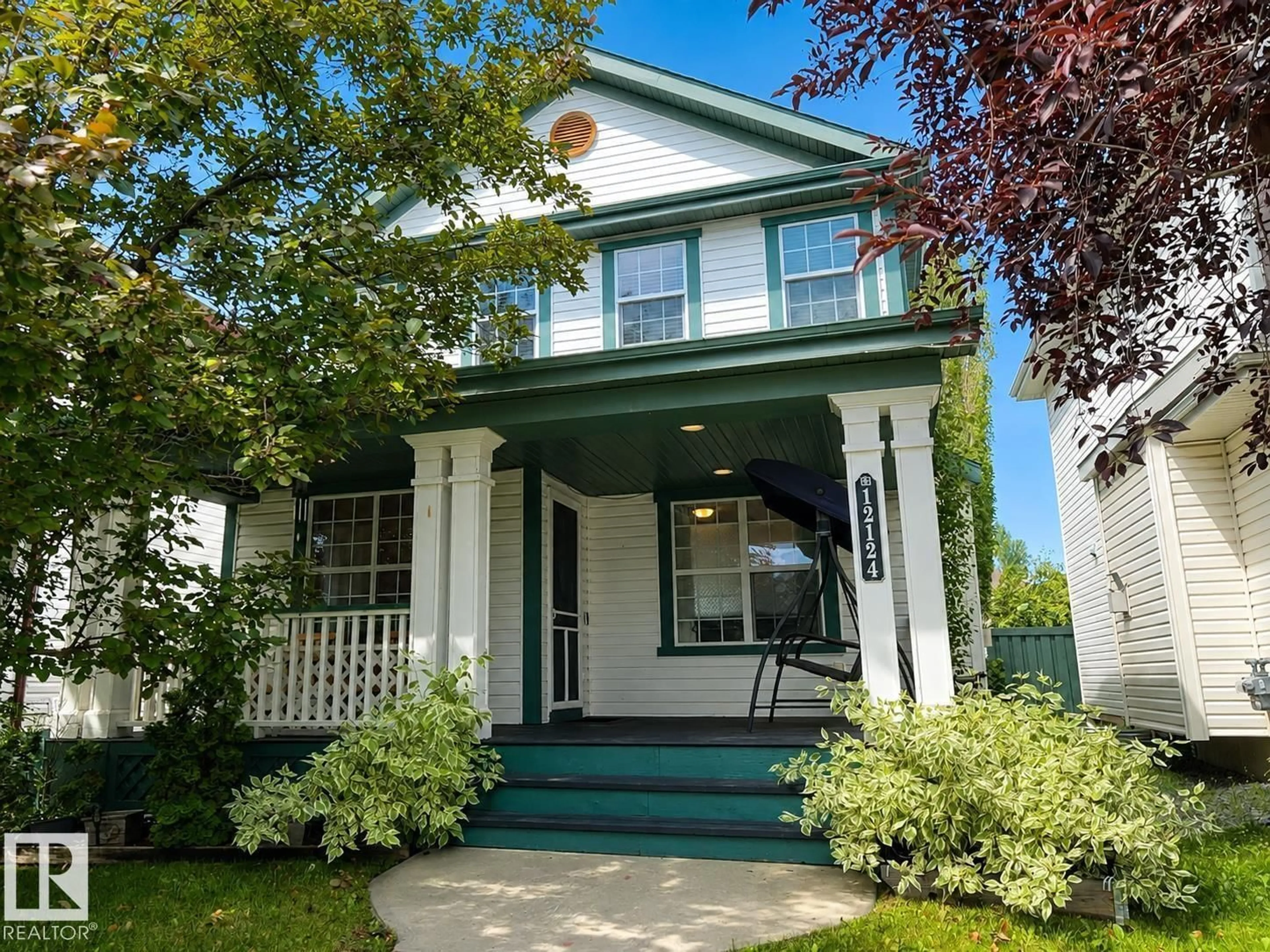 Home with vinyl exterior material, street for SW - 12124 17 AV, Edmonton Alberta T6W1M1