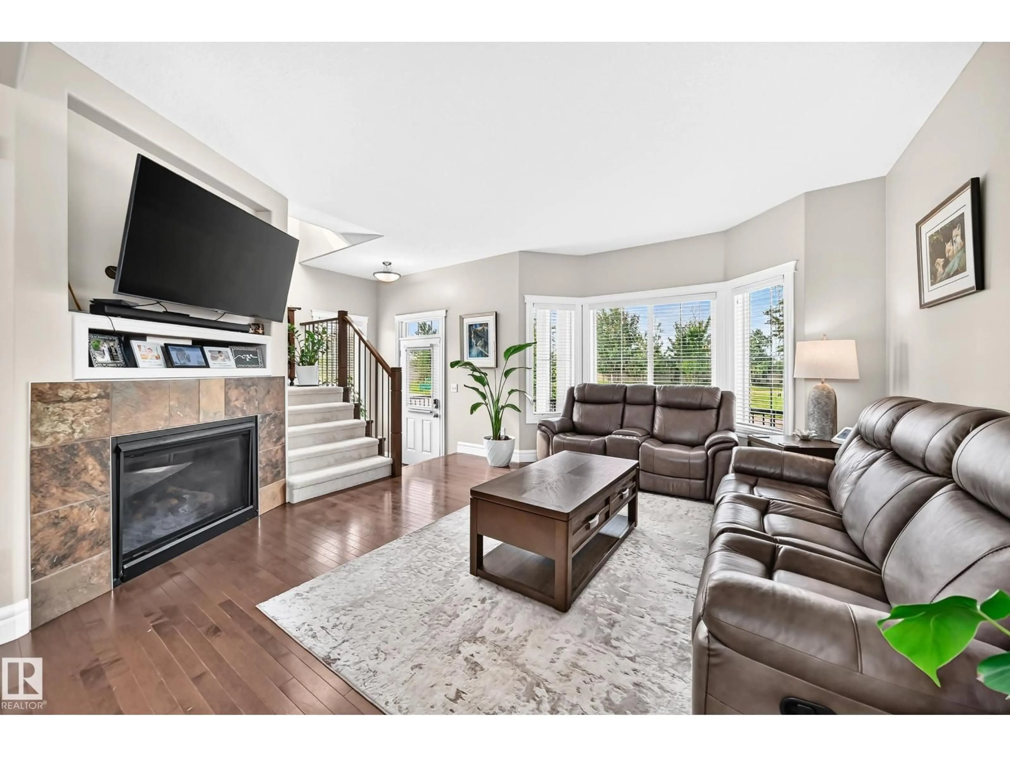 Living room with furniture, unknown for 301 SHERIDAN WY, Leduc Alberta T9E0W7