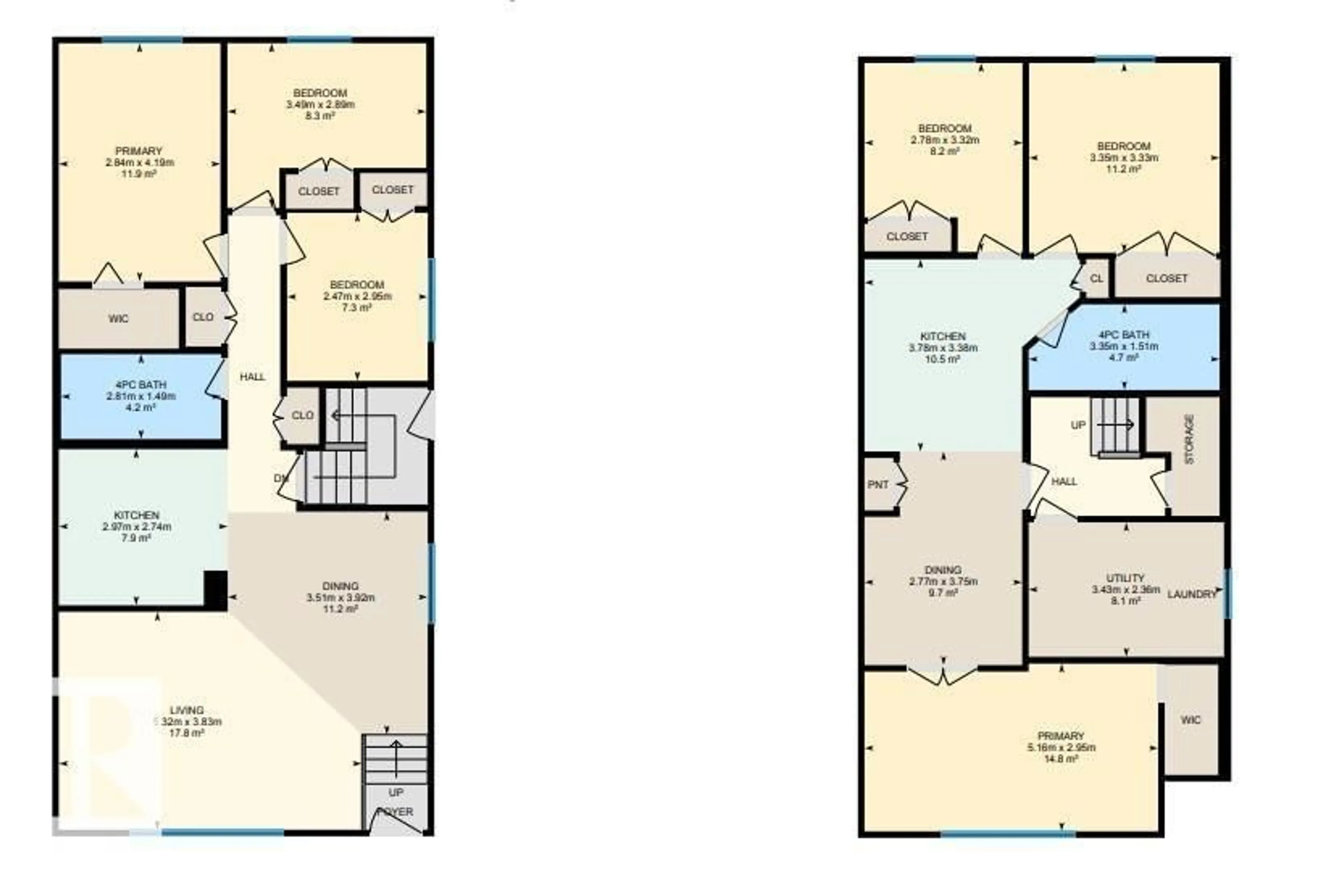 Floor plan for NW NW - 1031 LAKEWOOD RD, Edmonton Alberta T6K3B1