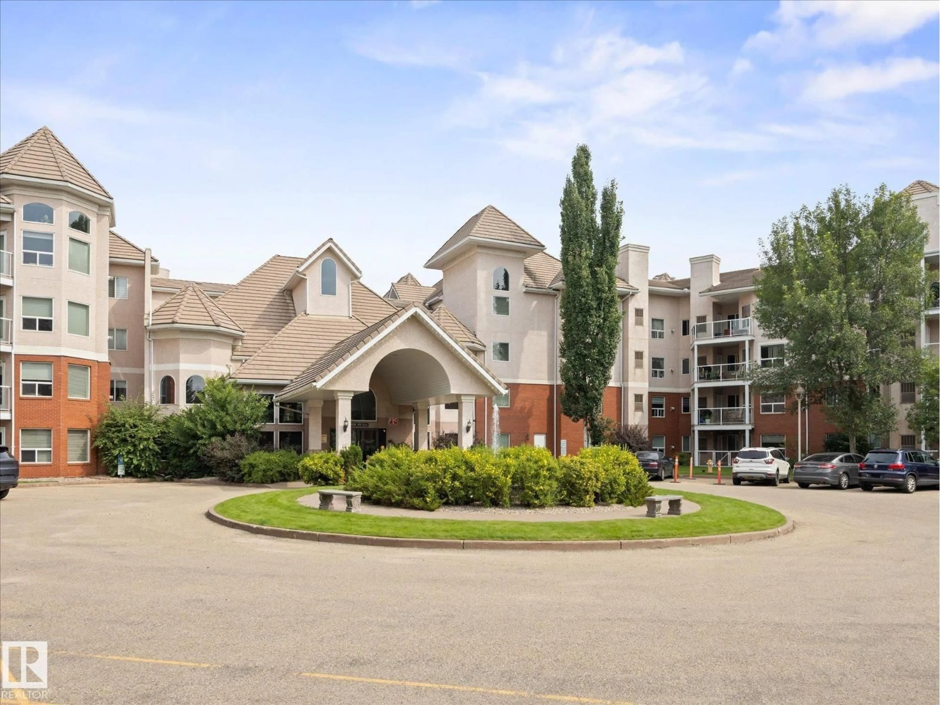 Patio, mountain view for #223 - 9008 99 AV, Edmonton Alberta T5H4M6