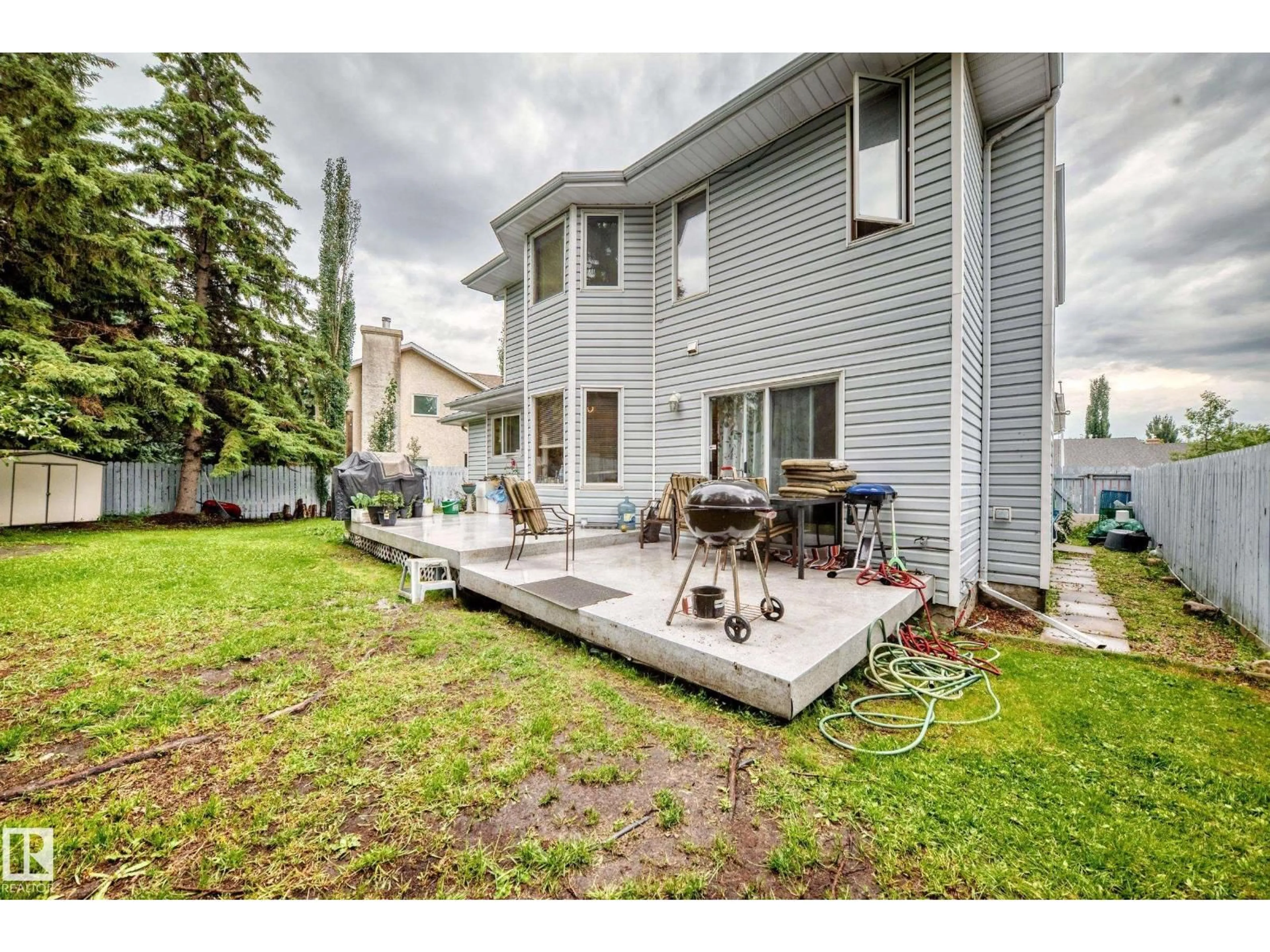 Patio, street for 6 ATKINSON PL, St. Albert Alberta T8N5P5
