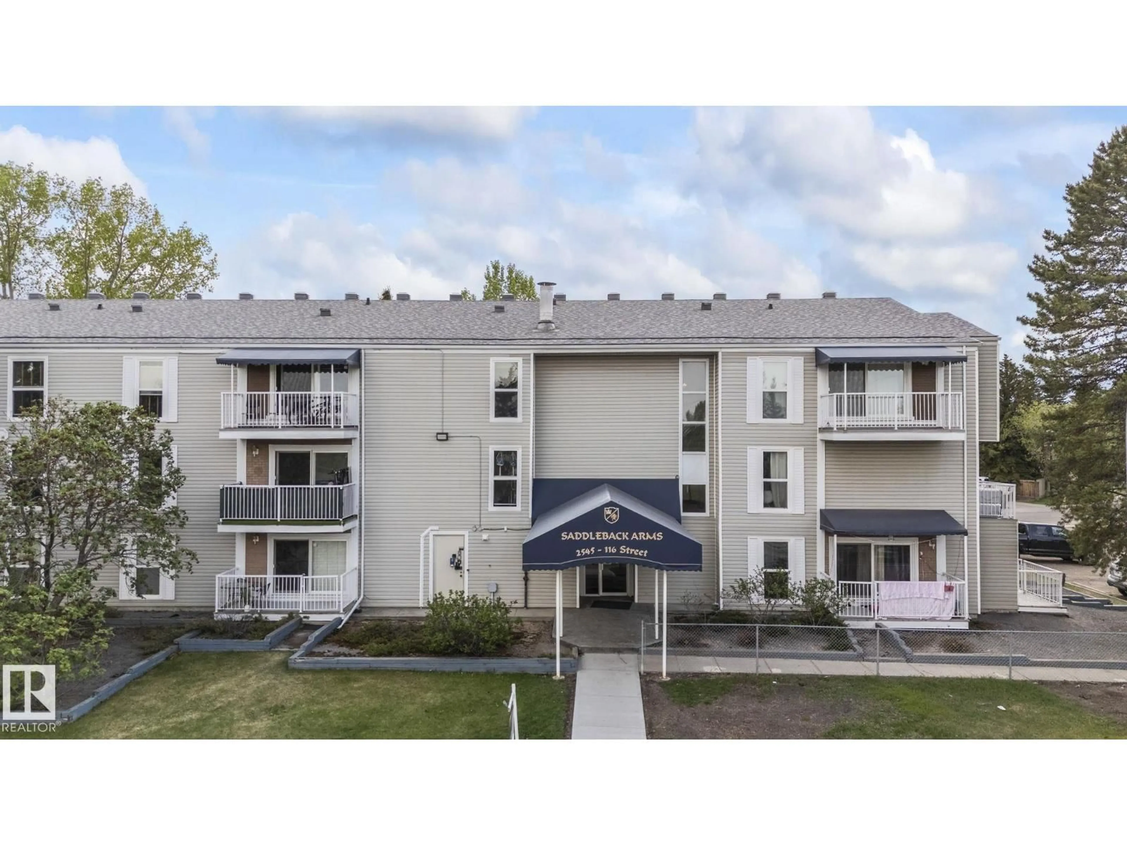 A pic from outside/outdoor area/front of a property/back of a property/a pic from drone, unknown for #204 - 2545 116 ST NW, Edmonton Alberta T6J3Z7