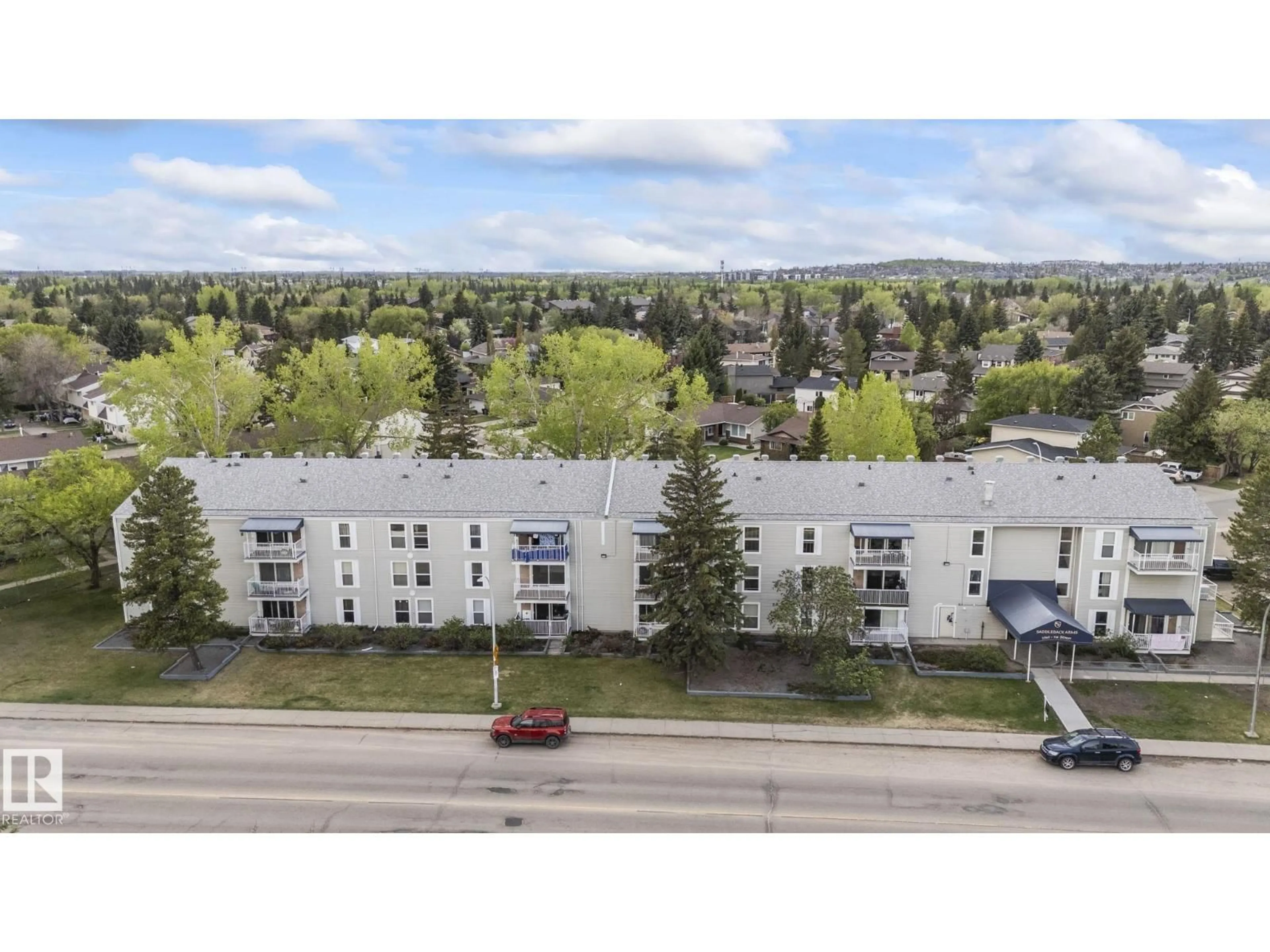 A pic from outside/outdoor area/front of a property/back of a property/a pic from drone, unknown for #204 - 2545 116 ST NW, Edmonton Alberta T6J3Z7