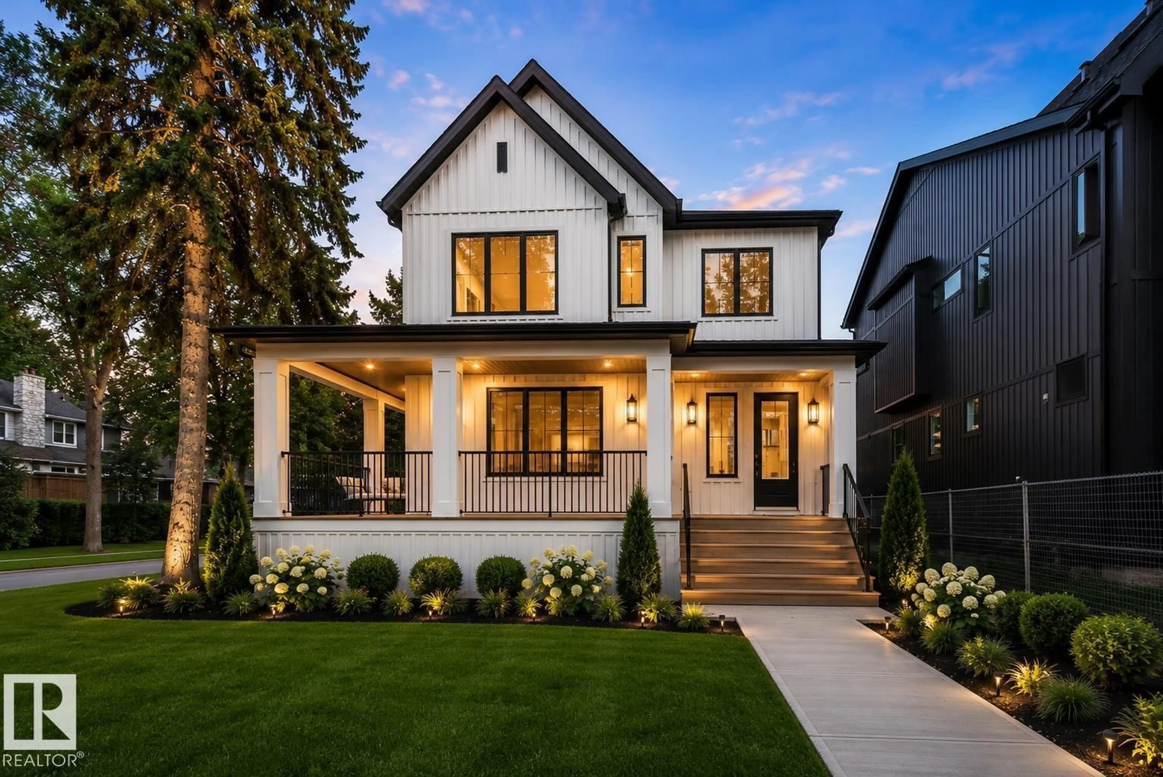 Home with brick exterior material, street for 6003 111 AV, Edmonton Alberta T5W0L1