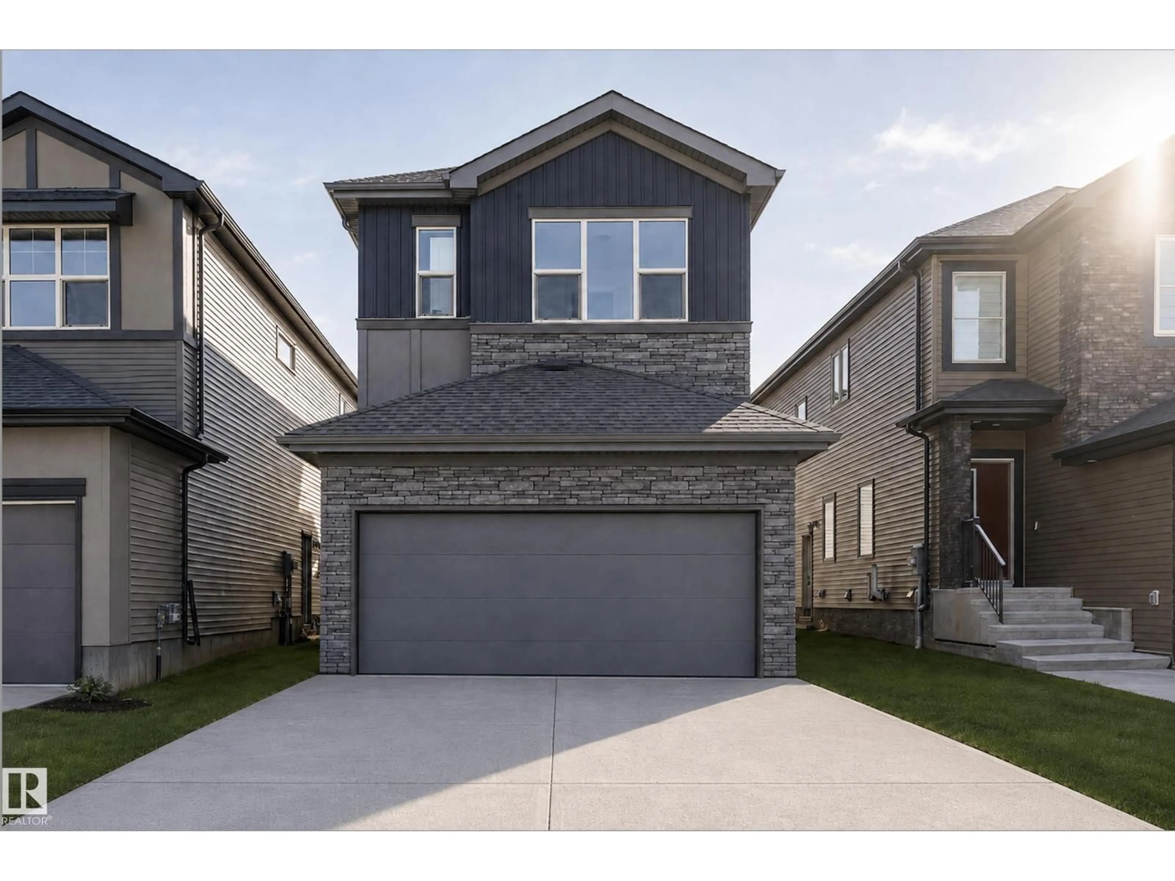 Home with vinyl exterior material, street for 10 GABLE CM, Spruce Grove Alberta T7X2W2