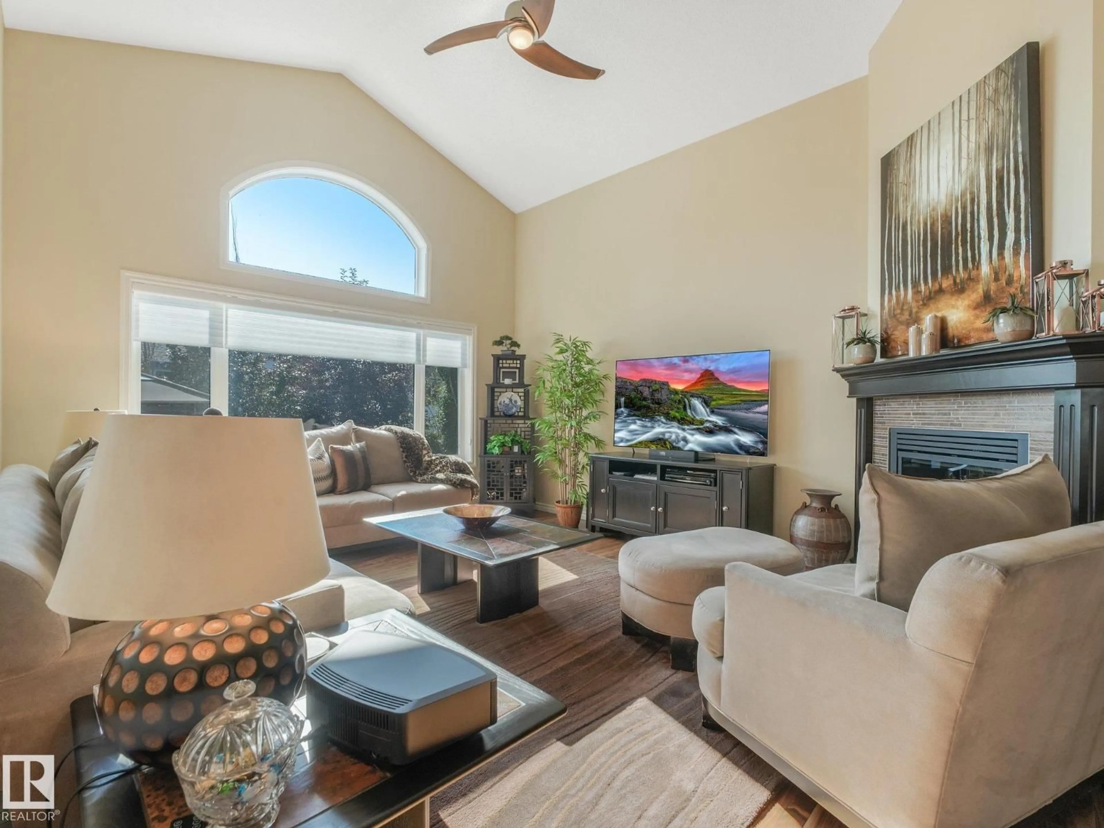 Living room with furniture, unknown for 16723 58 ST, Edmonton Alberta T5Y0K6