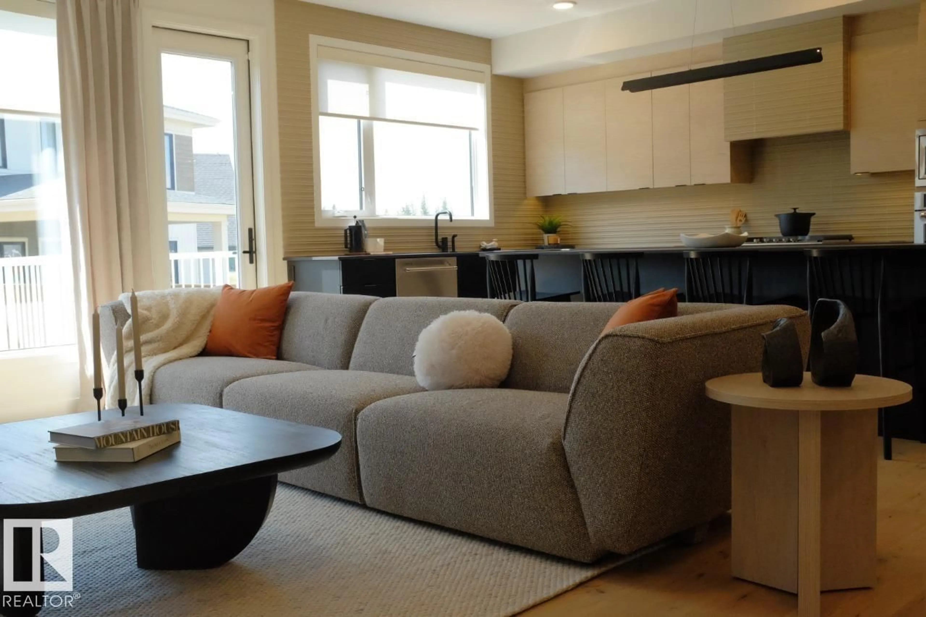 Living room with furniture, unknown for 6906 57 AV, Beaumont Alberta T4X2Z7