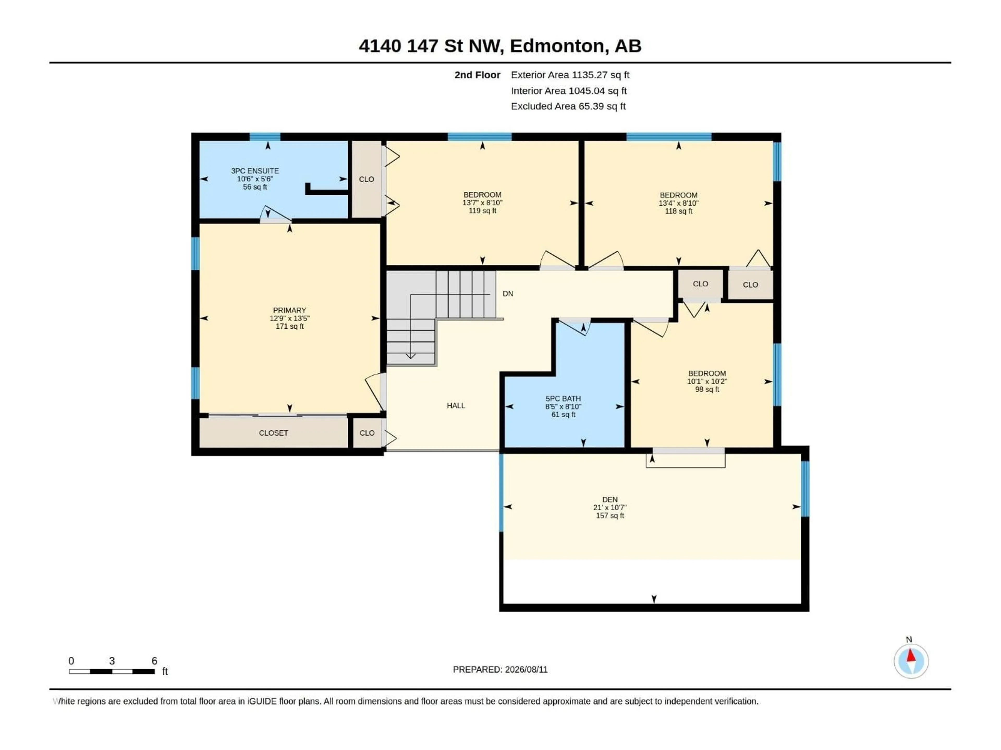 Floor plan for 4140 147 ST, Edmonton Alberta T6H5V1