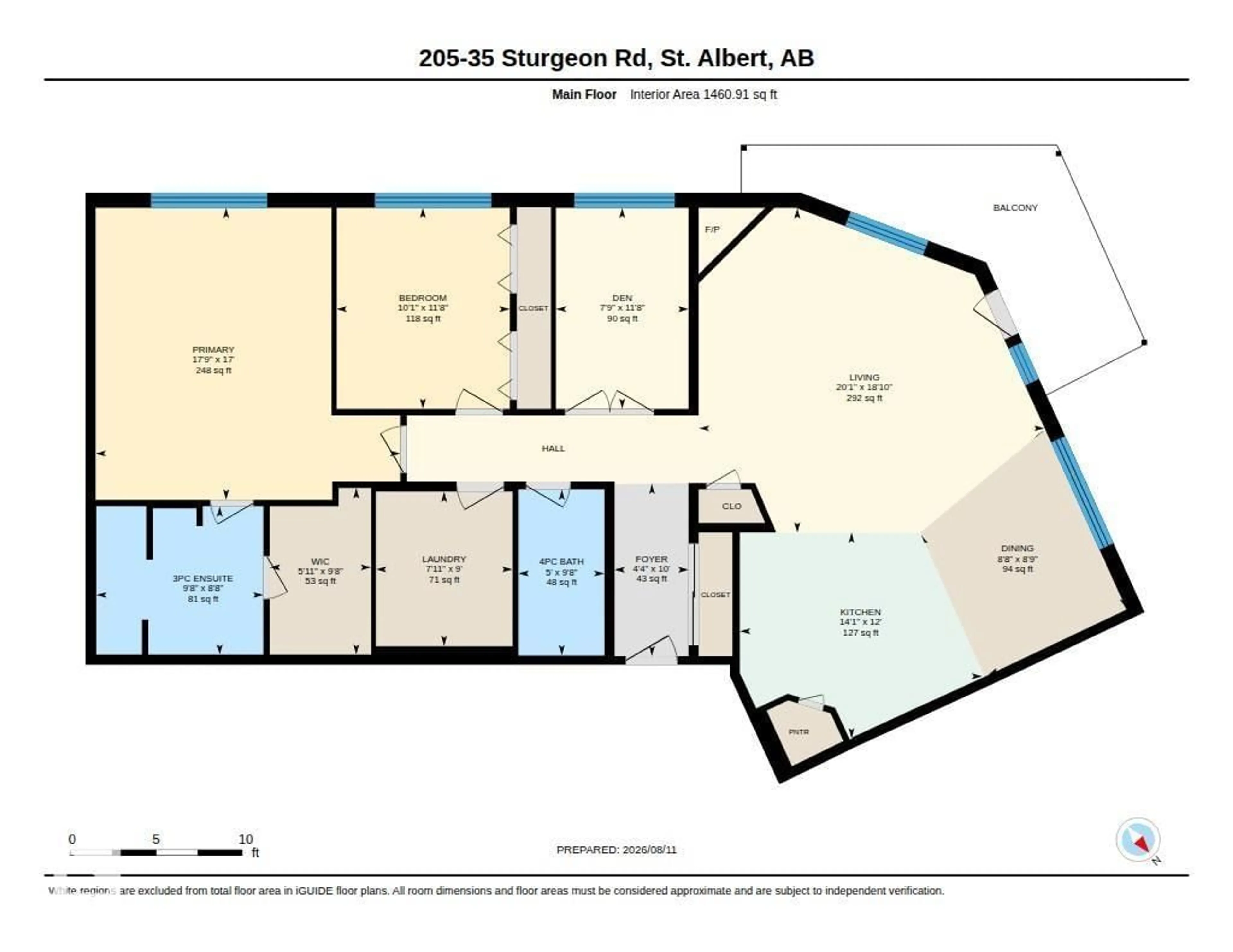 Floor plan for 205 STURGEON RD, St. Albert Alberta T8N0E8