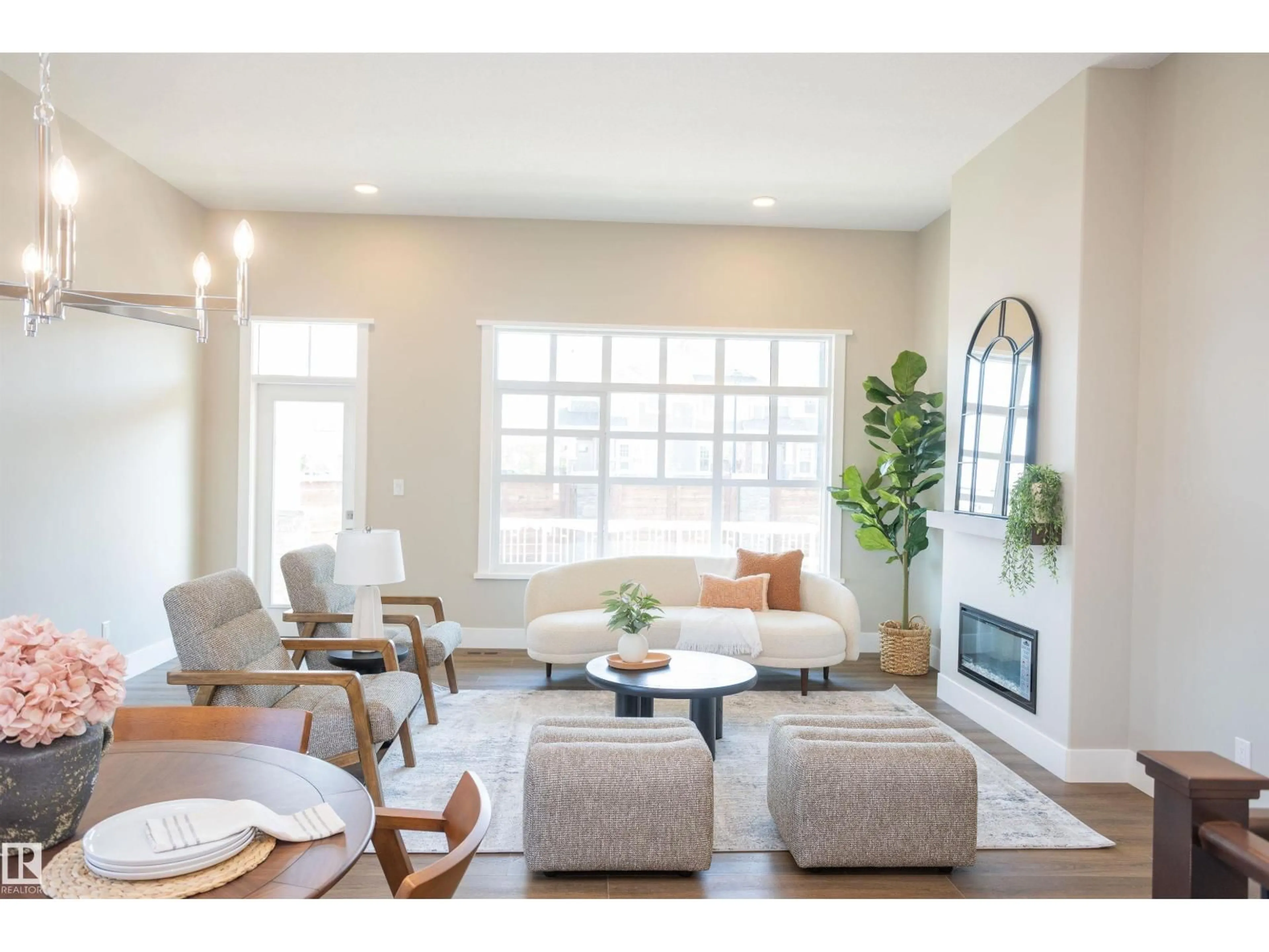 Living room with furniture, unknown for 13 120 HILLSHIRE BV, Sherwood Park Alberta T8B0C9