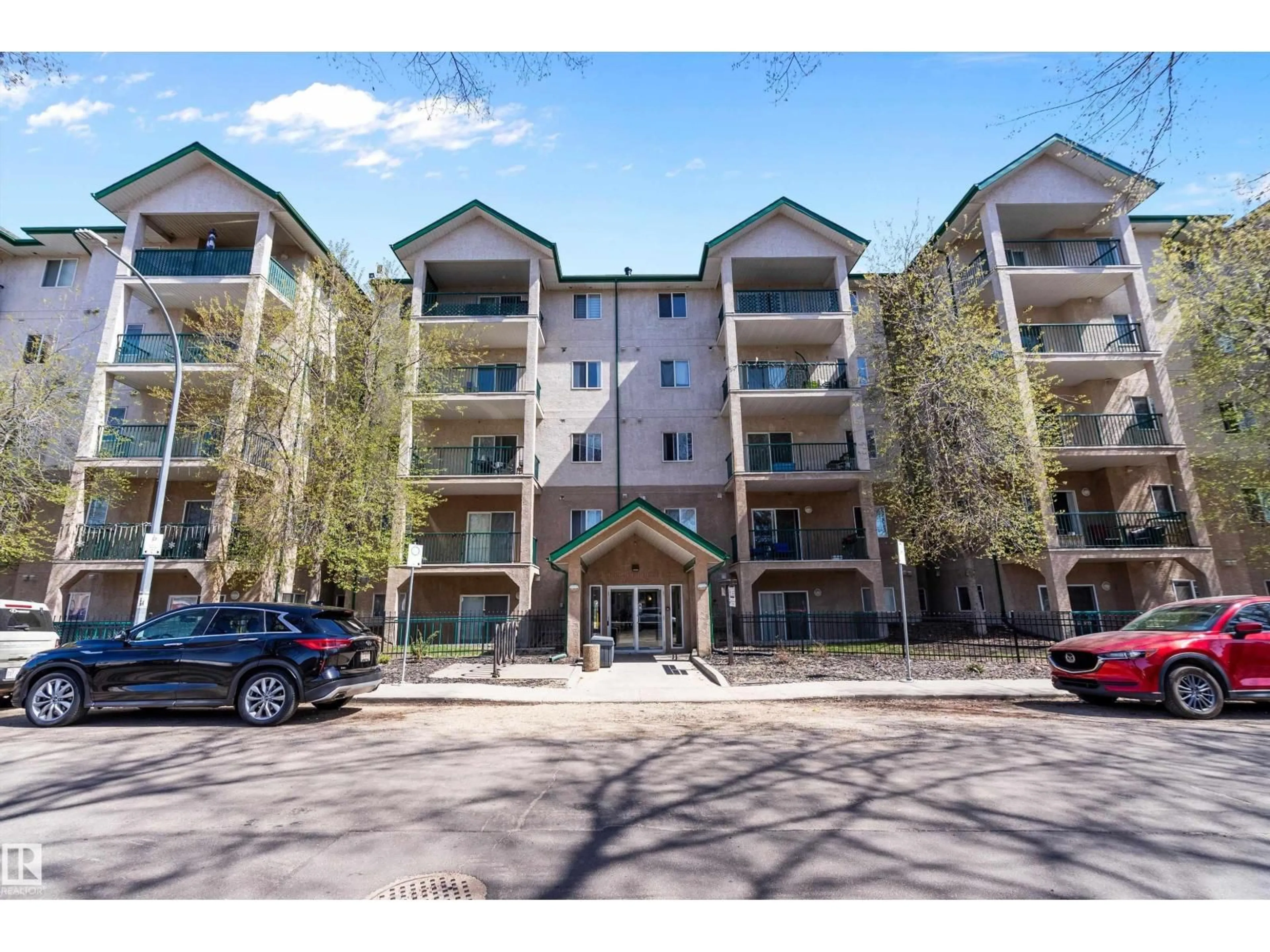 A pic from outside/outdoor area/front of a property/back of a property/a pic from drone, unknown for #325 - 11325 83 ST, Edmonton Alberta T5B4W5