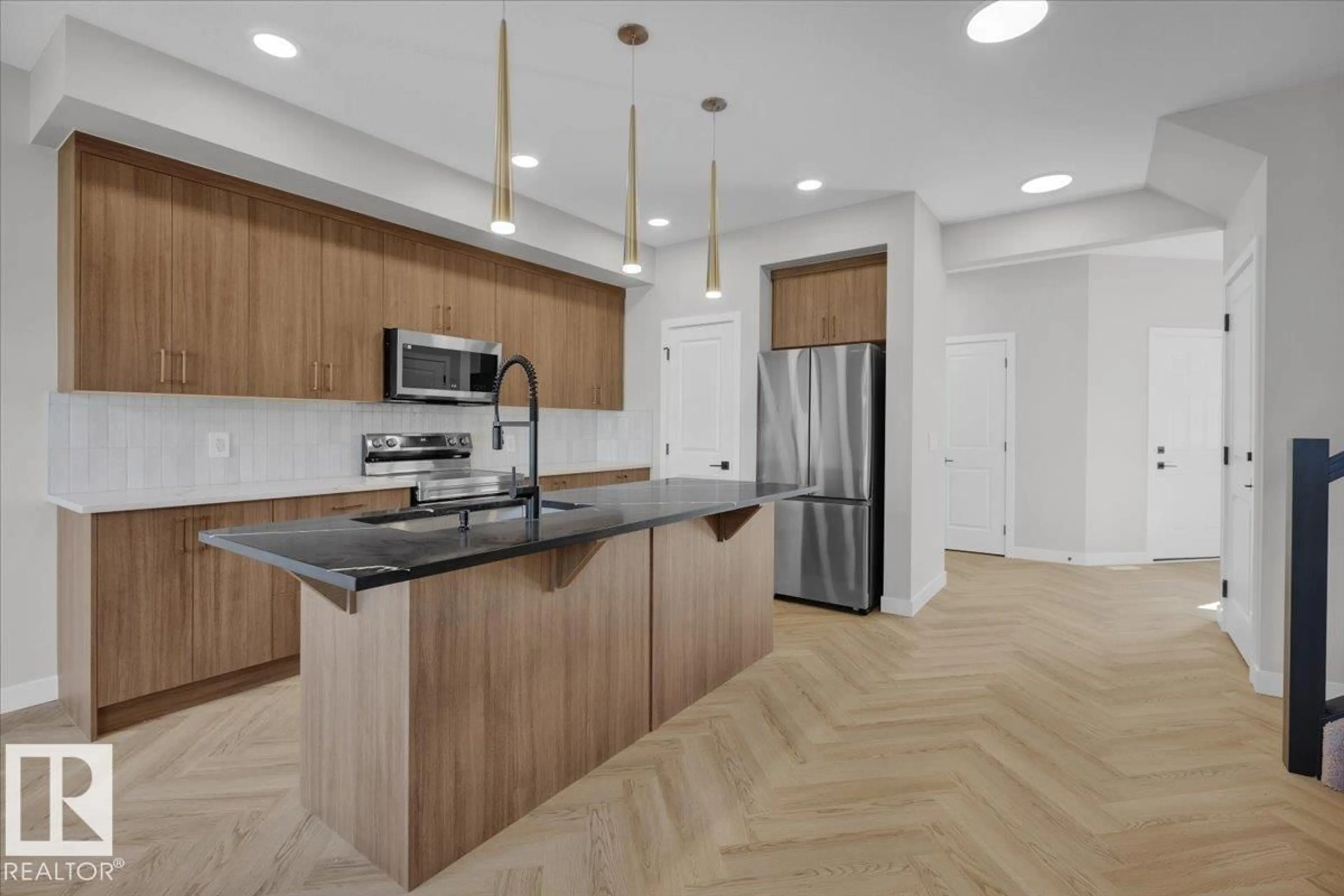 Open concept kitchen, unknown for SW - 8308 KIRIAK LO, Edmonton Alberta T6W5S2