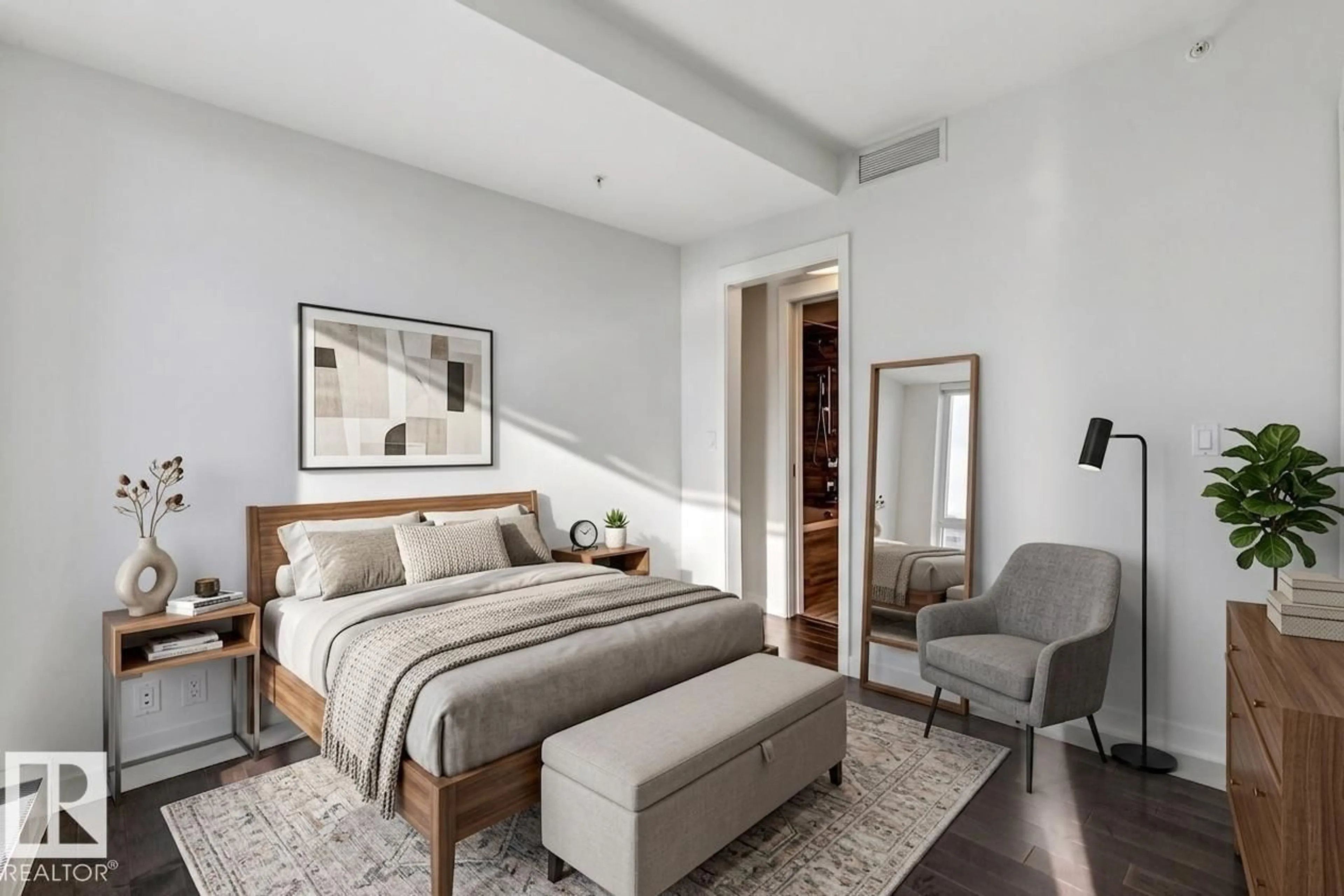 Bedroom with bed, unknown for 10360 - 3108 102 ST, Edmonton Alberta T5J0K6