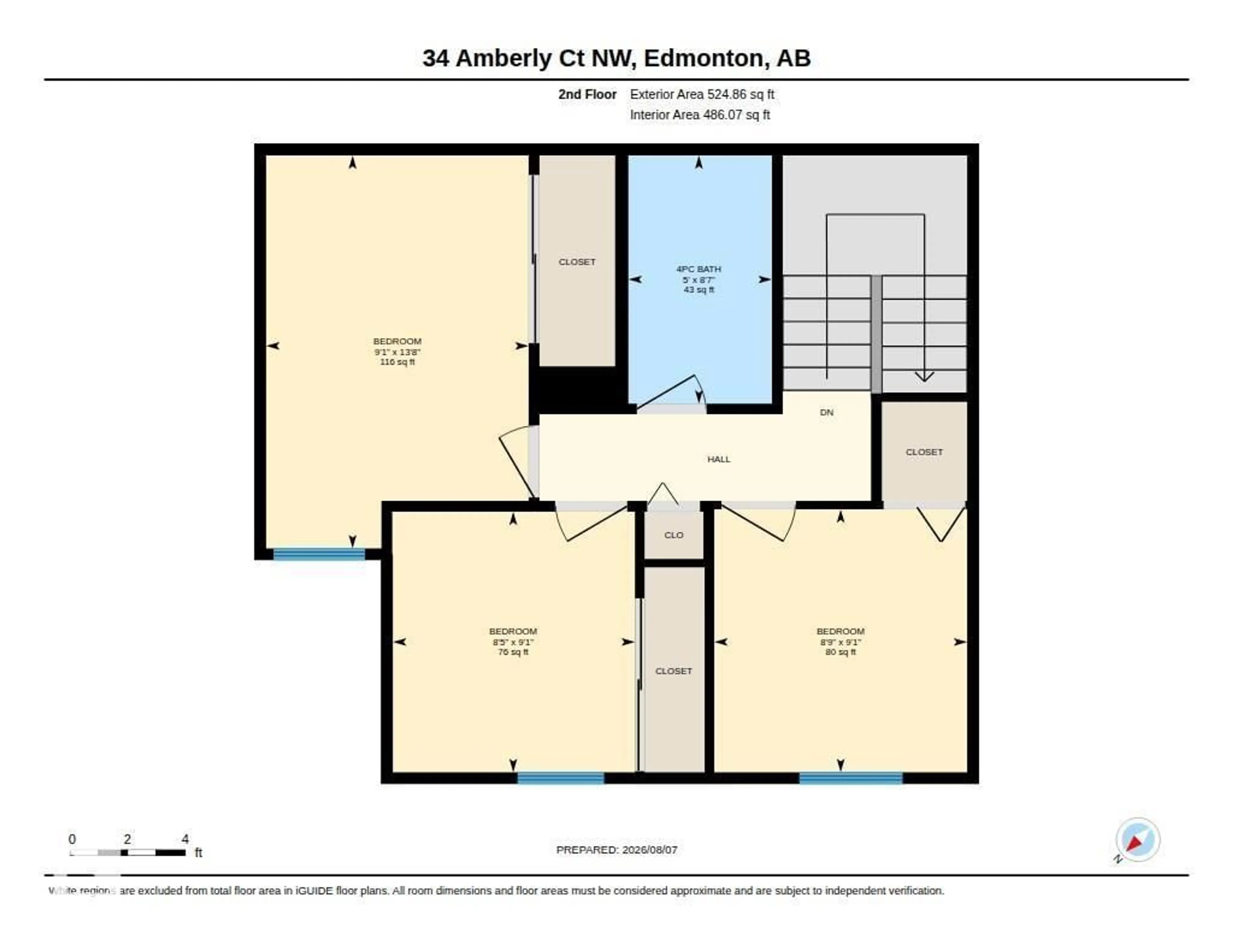 Floor plan for 34 AMBERLY CO, Edmonton Alberta T5A2H9