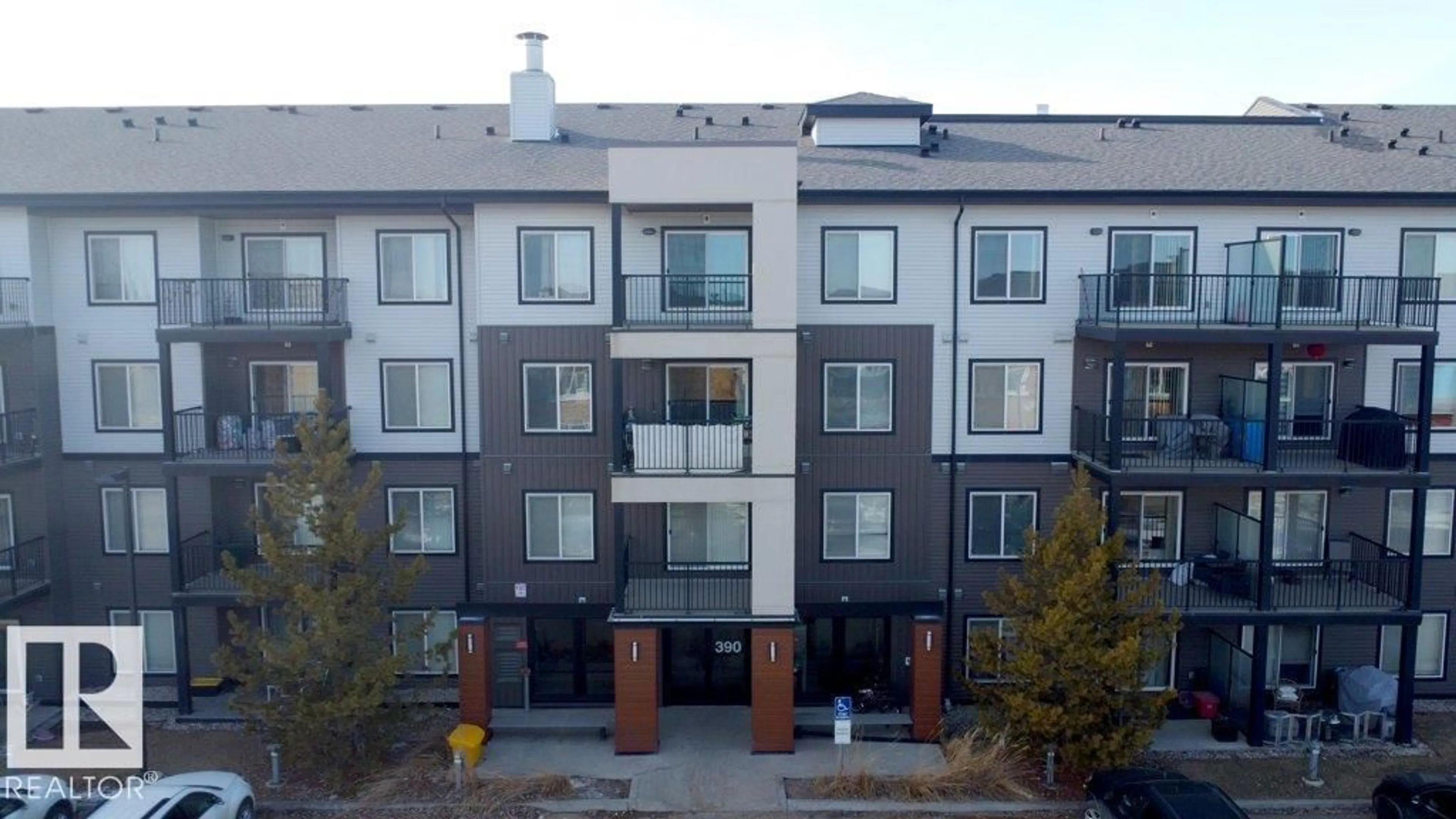A pic from outside/outdoor area/front of a property/back of a property/a pic from drone, street for 390 - 429 WINDERMERE RD, Edmonton Alberta T6W0R1