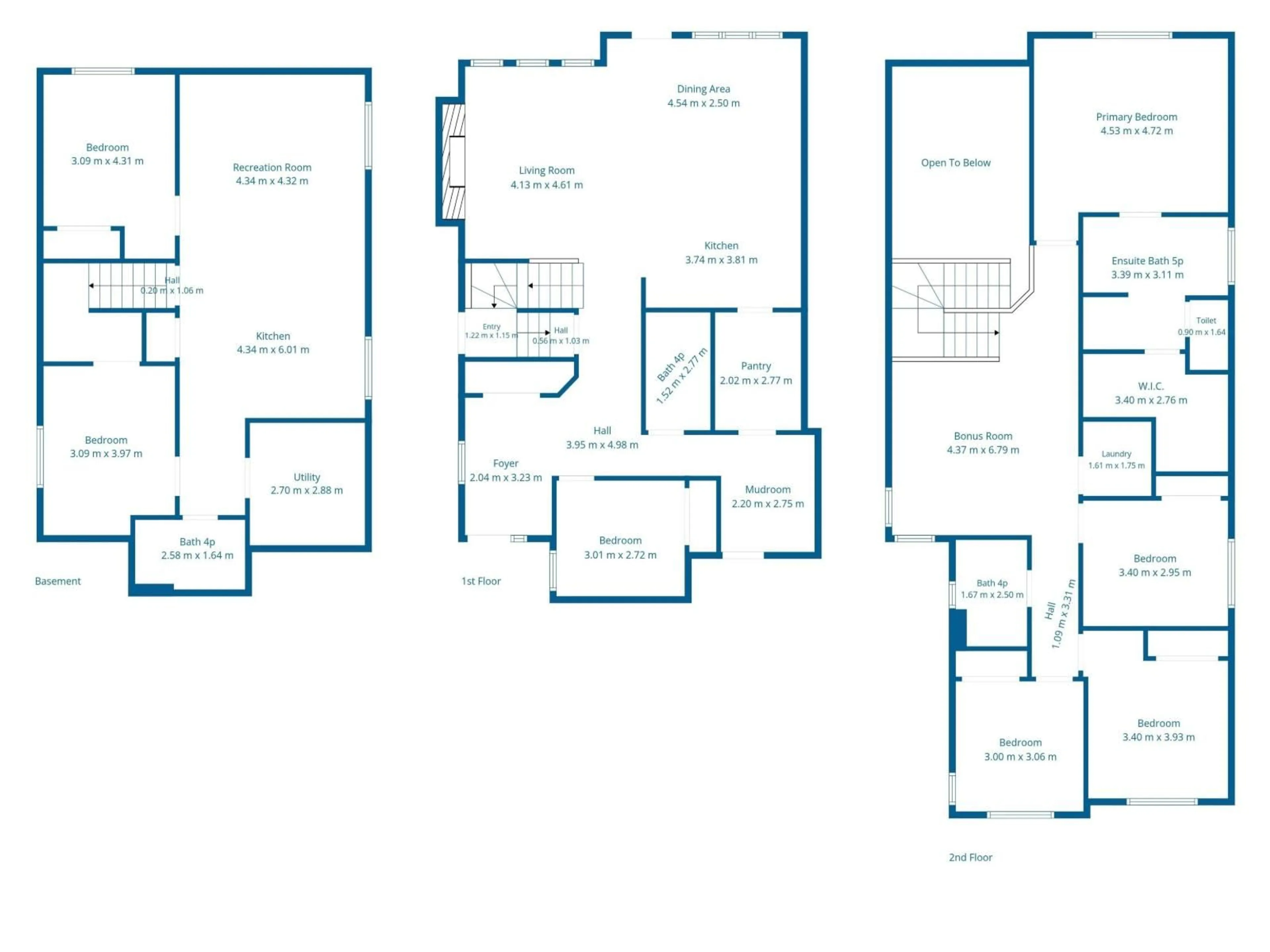 Floor plan for 17252 71 ST, Edmonton Alberta T5Z0M9