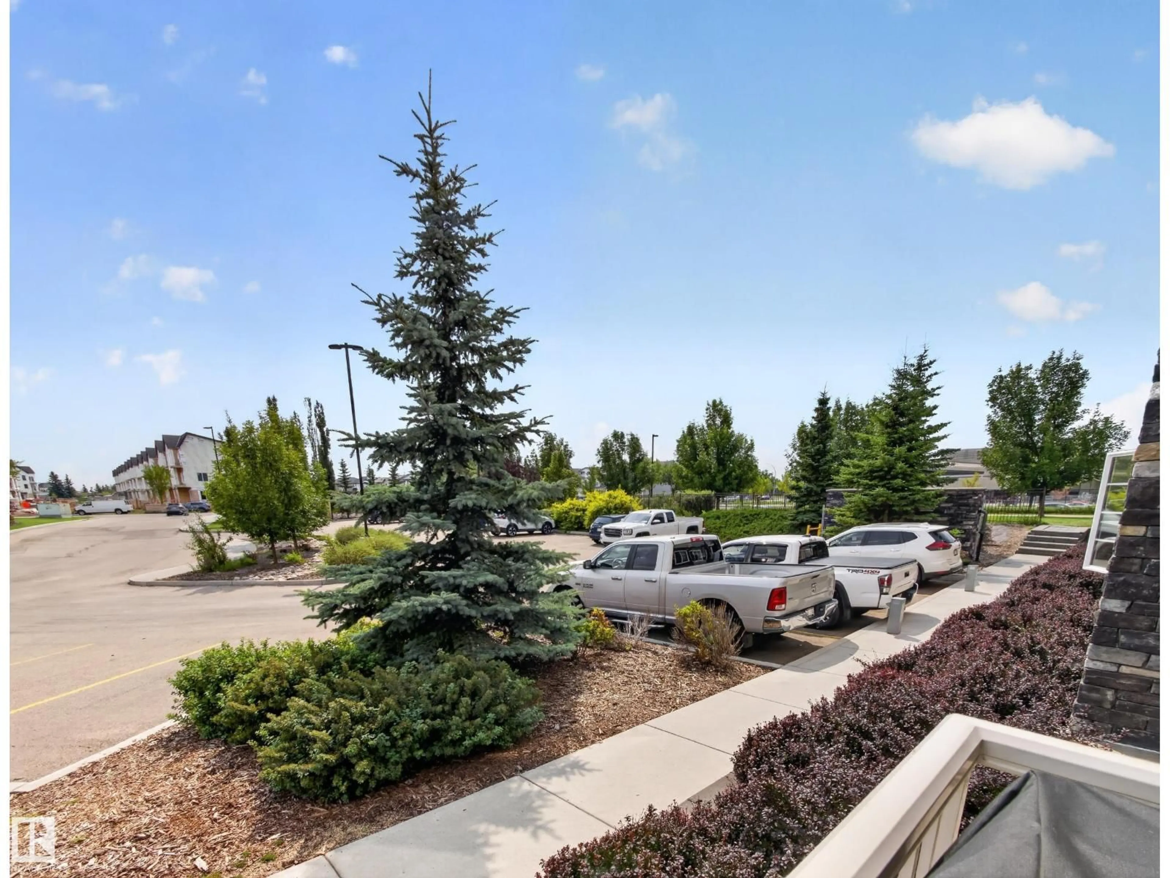 Patio, mountain view for 121 - 3670 139 AV NW, Edmonton Alberta T6Y3N5