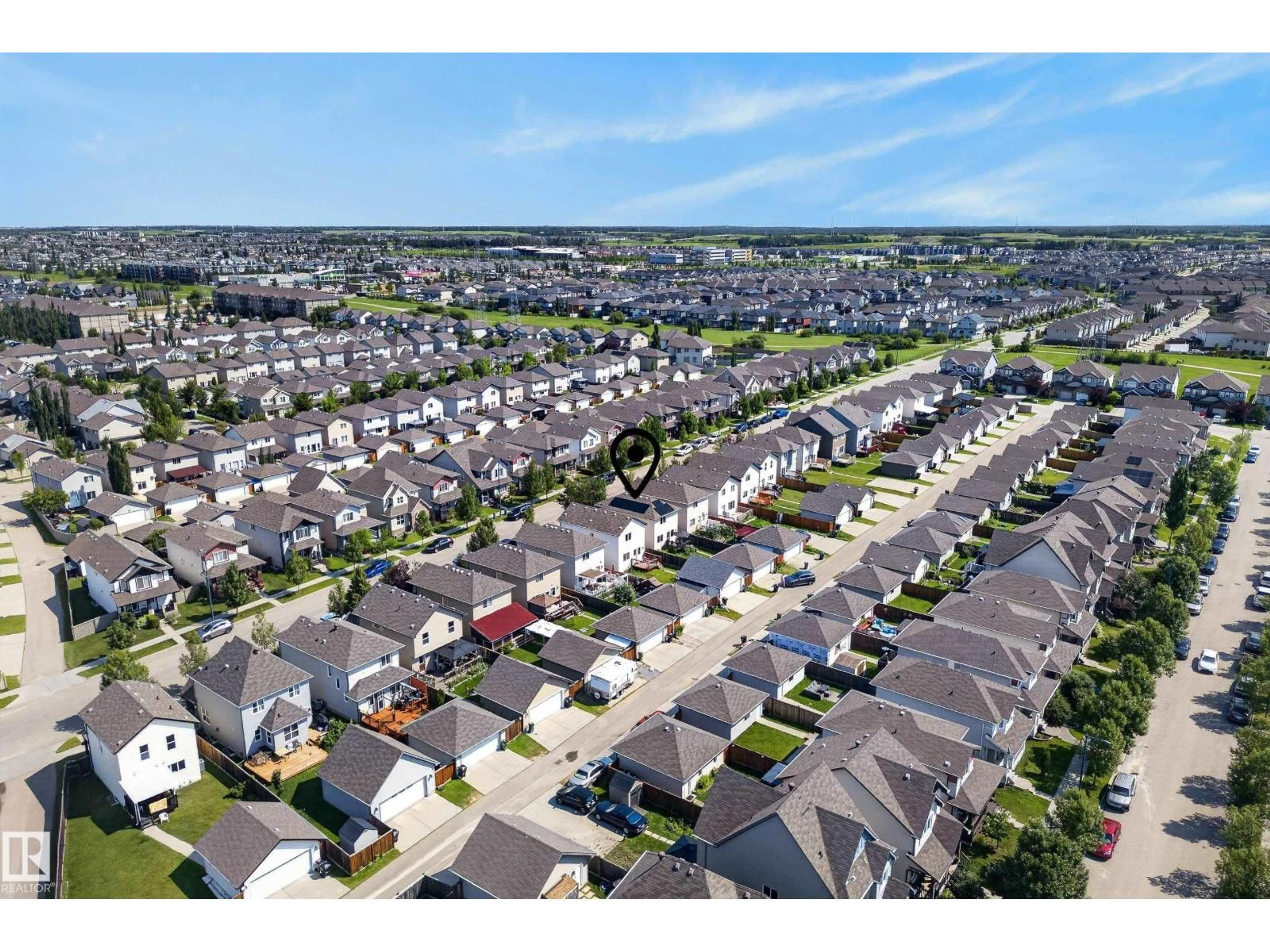 A pic from outside/outdoor area/front of a property/back of a property/a pic from drone, street for 3003 20 AV, Edmonton Alberta T6T0L8