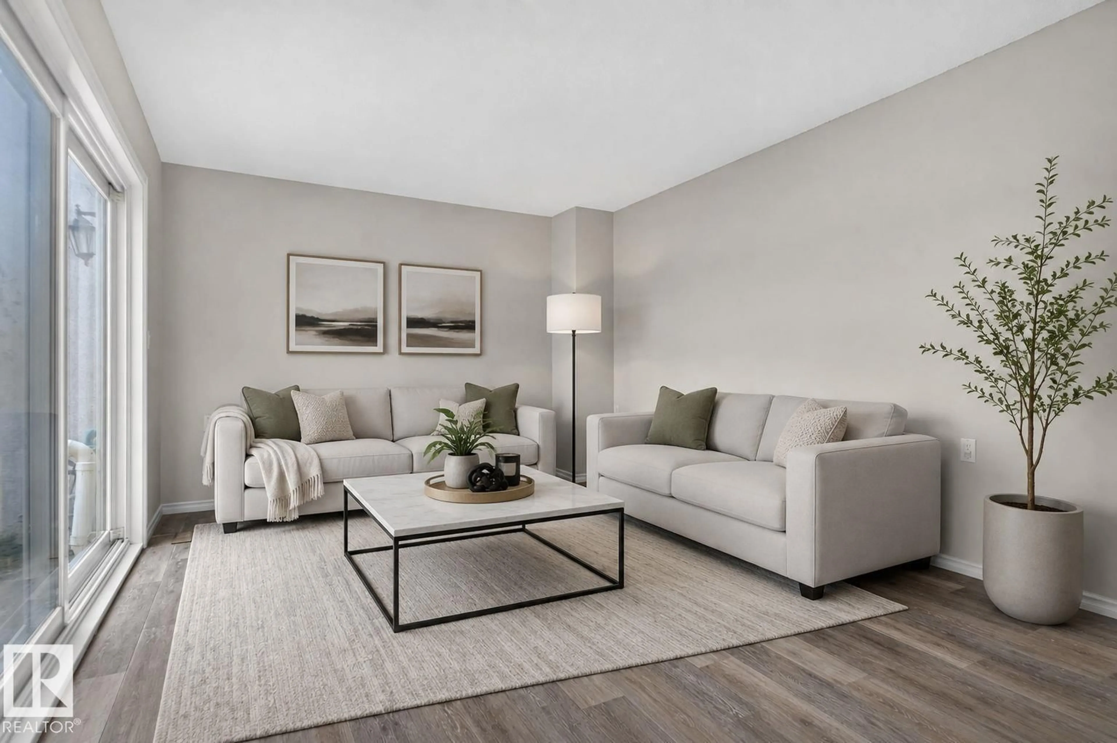Living room with furniture, unknown for NW - 17775 95 ST, Edmonton Alberta T5Z2E3