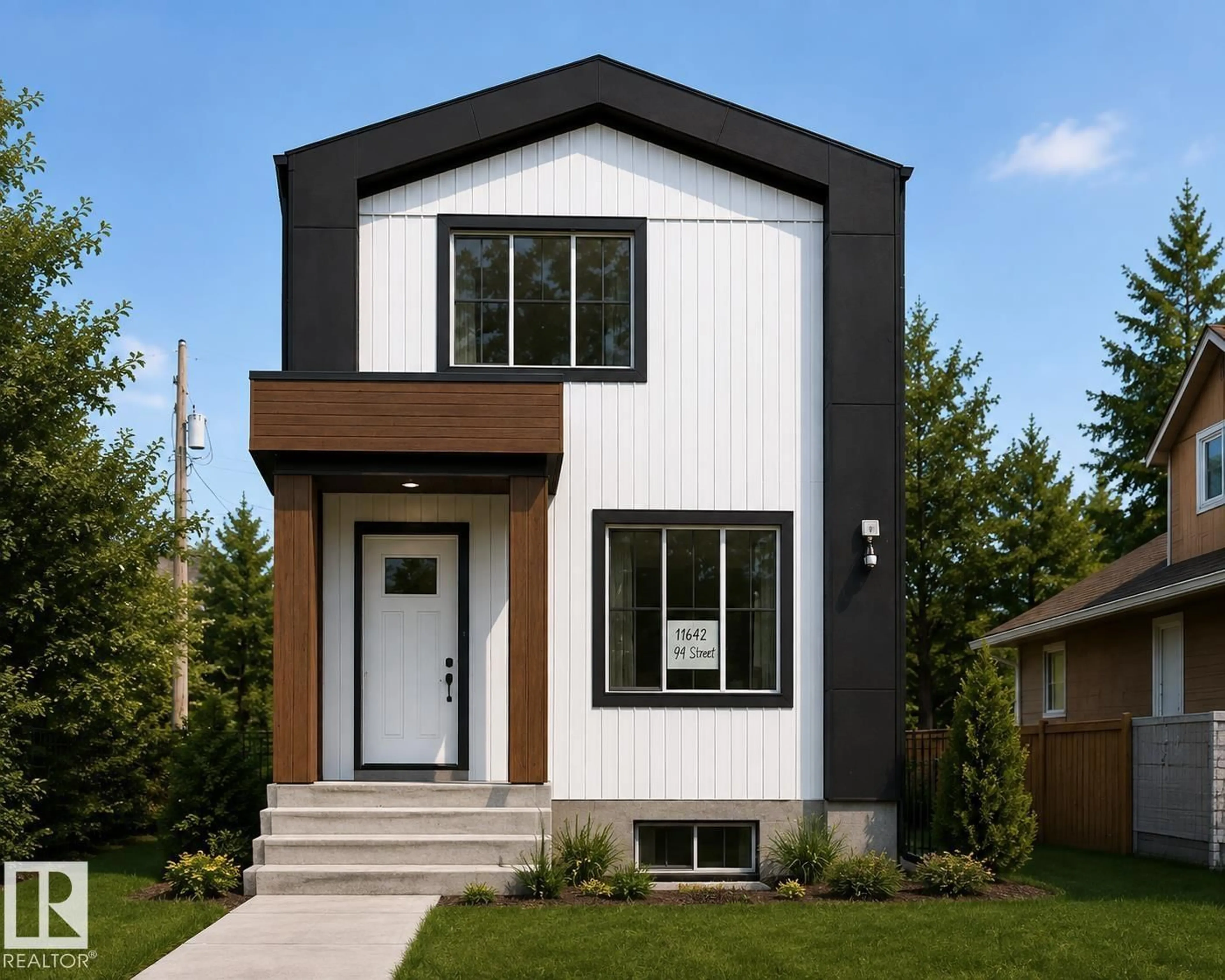 Home with brick exterior material, street for NW - 11644 94 ST, Edmonton Alberta T5G1H8