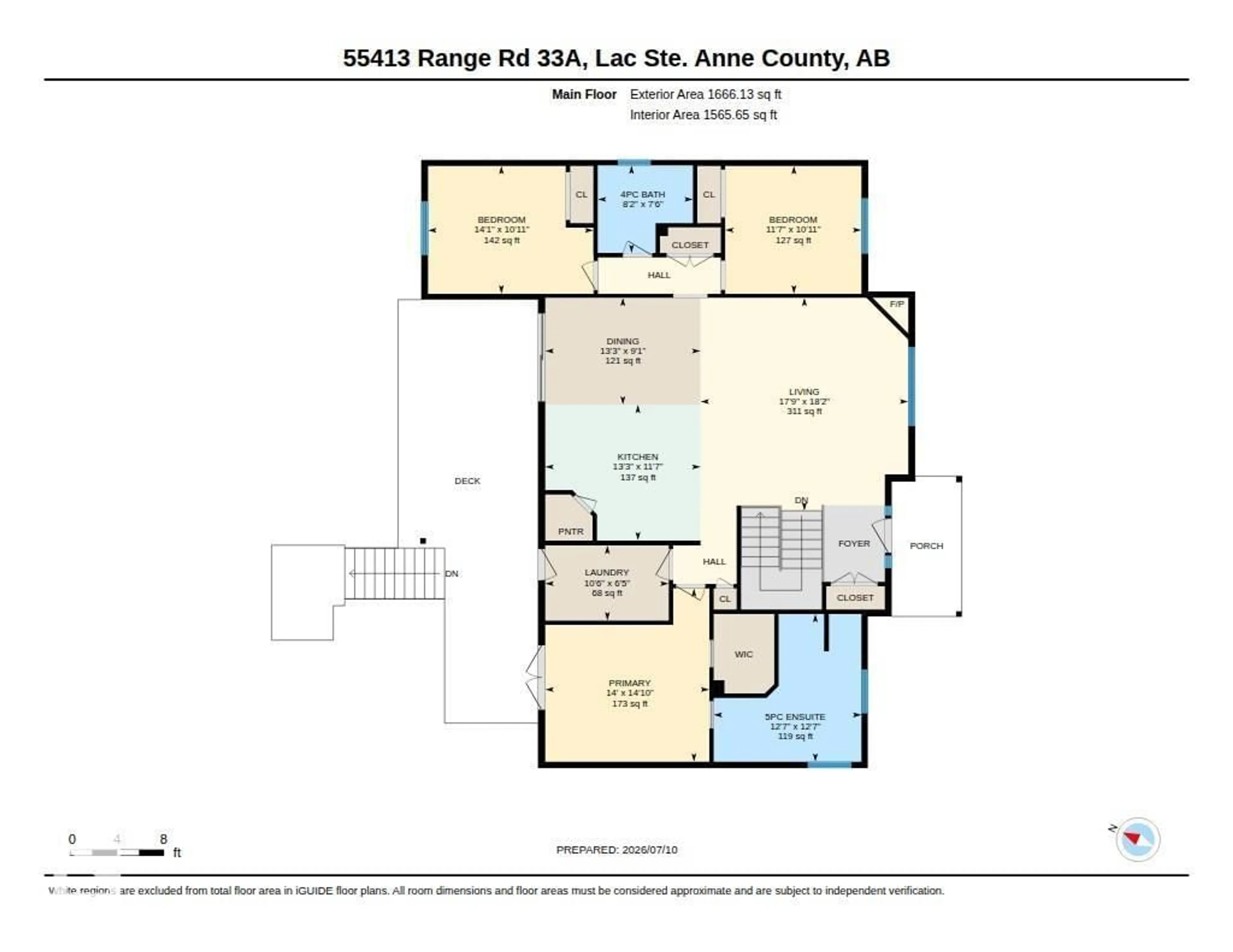 Floor plan for 55413 RGE ROAD 53A, Rural Lac Ste. Anne County Alberta T0E0J0