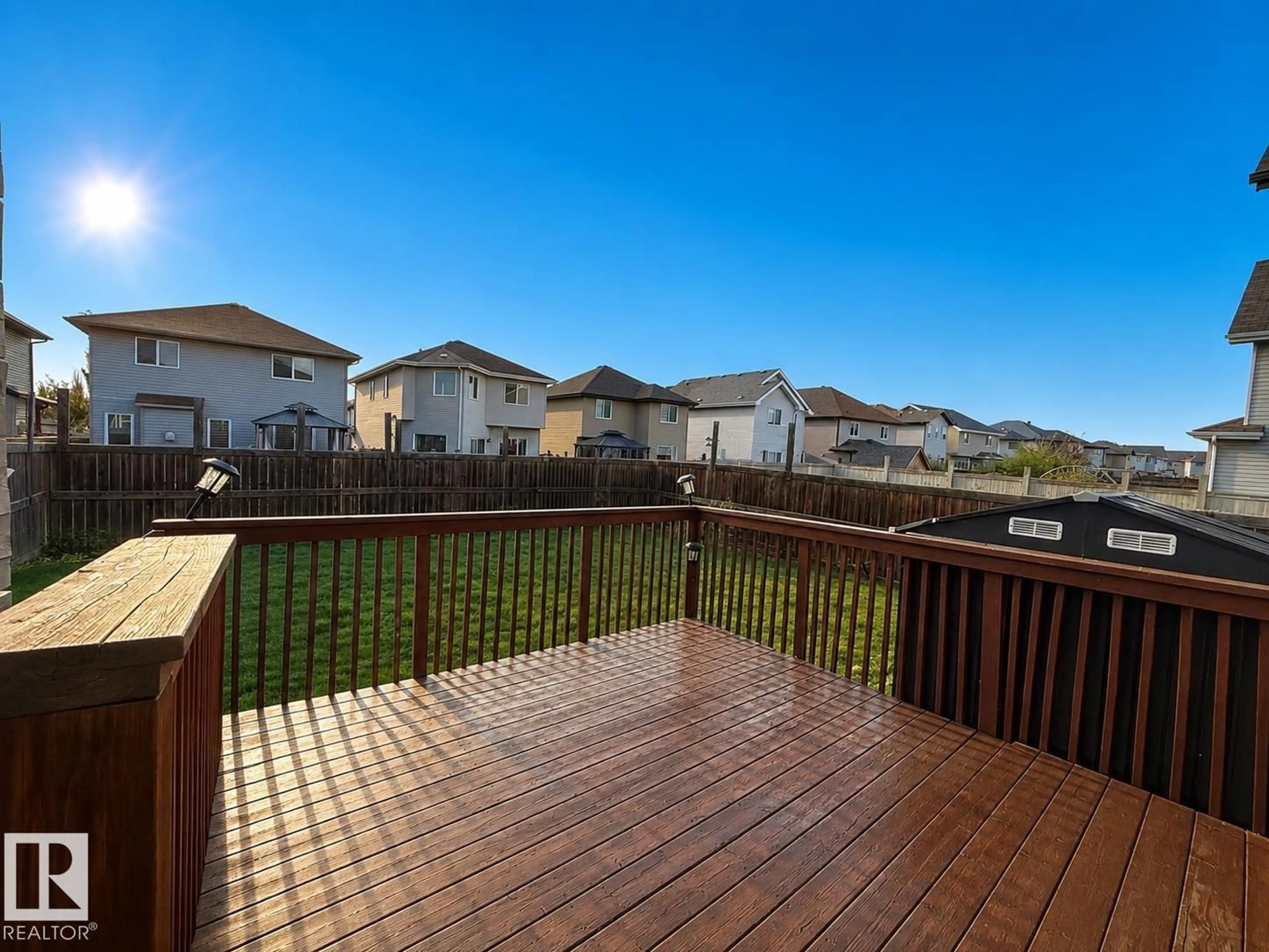 Patio, water/lake/river/ocean view for NW - 1862 32A ST, Edmonton Alberta T6T0L6