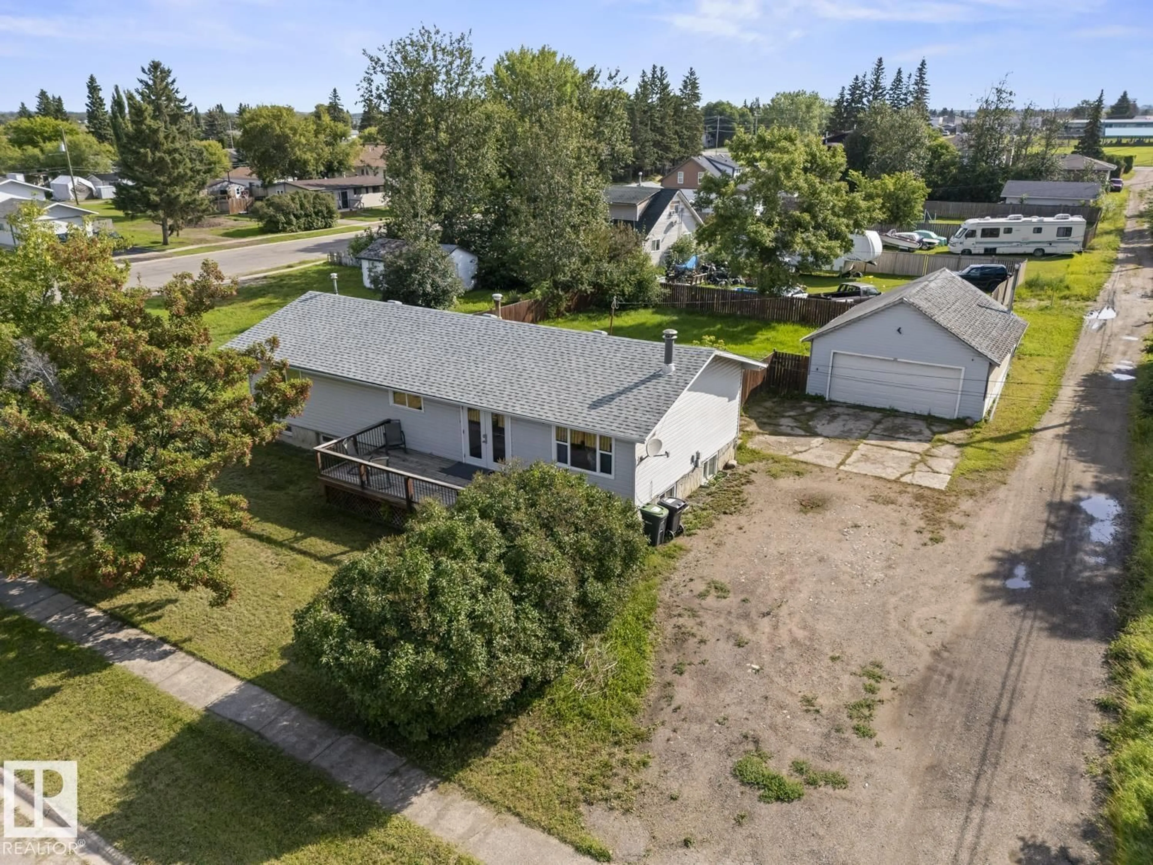 A pic from outside/outdoor area/front of a property/back of a property/a pic from drone, street for 5105 58 ST, Cold Lake Alberta T9M1S3