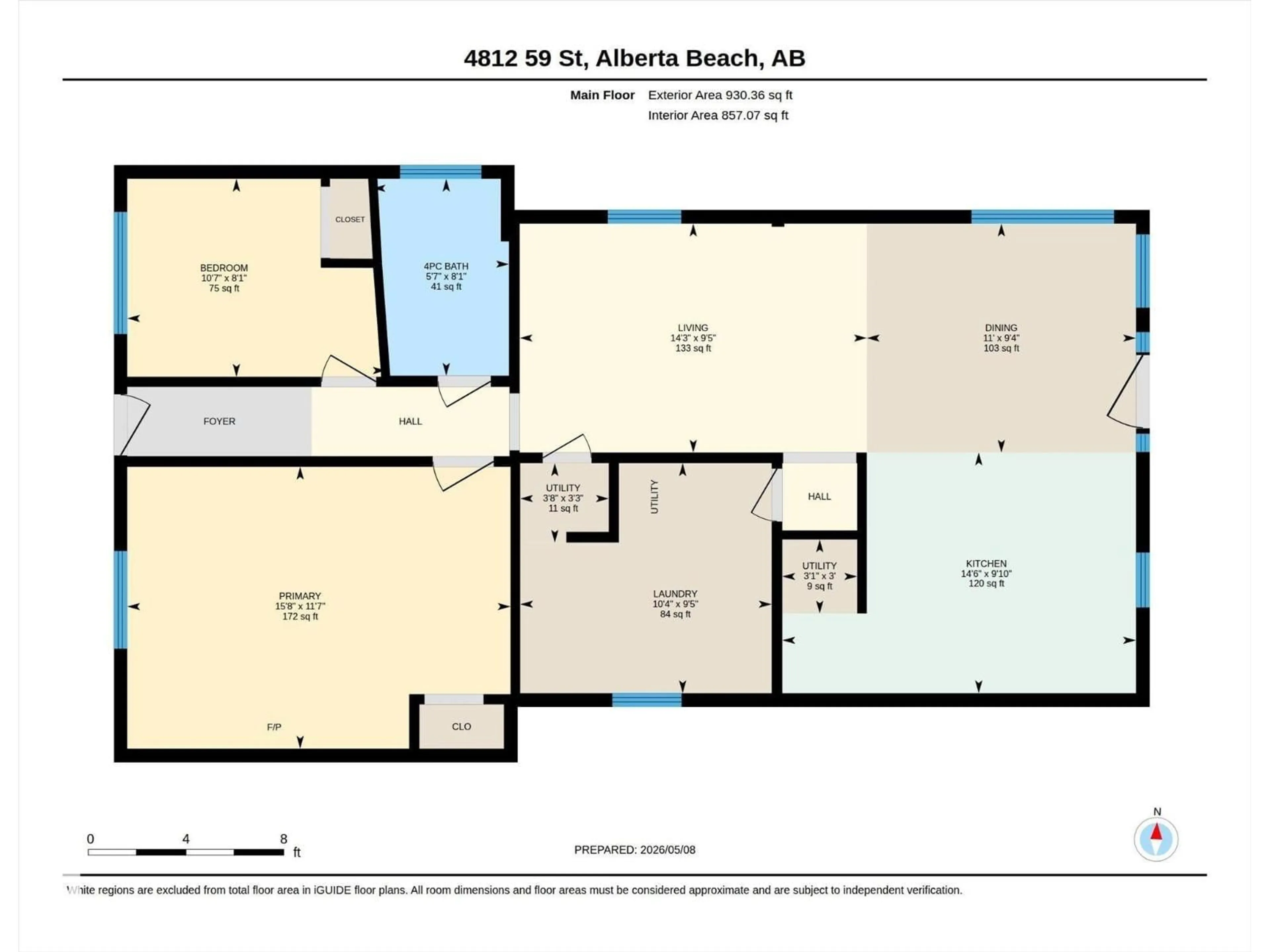 Floor plan for 4812 59 ST, Rural Lac Ste. Anne County Alberta T0E0A0