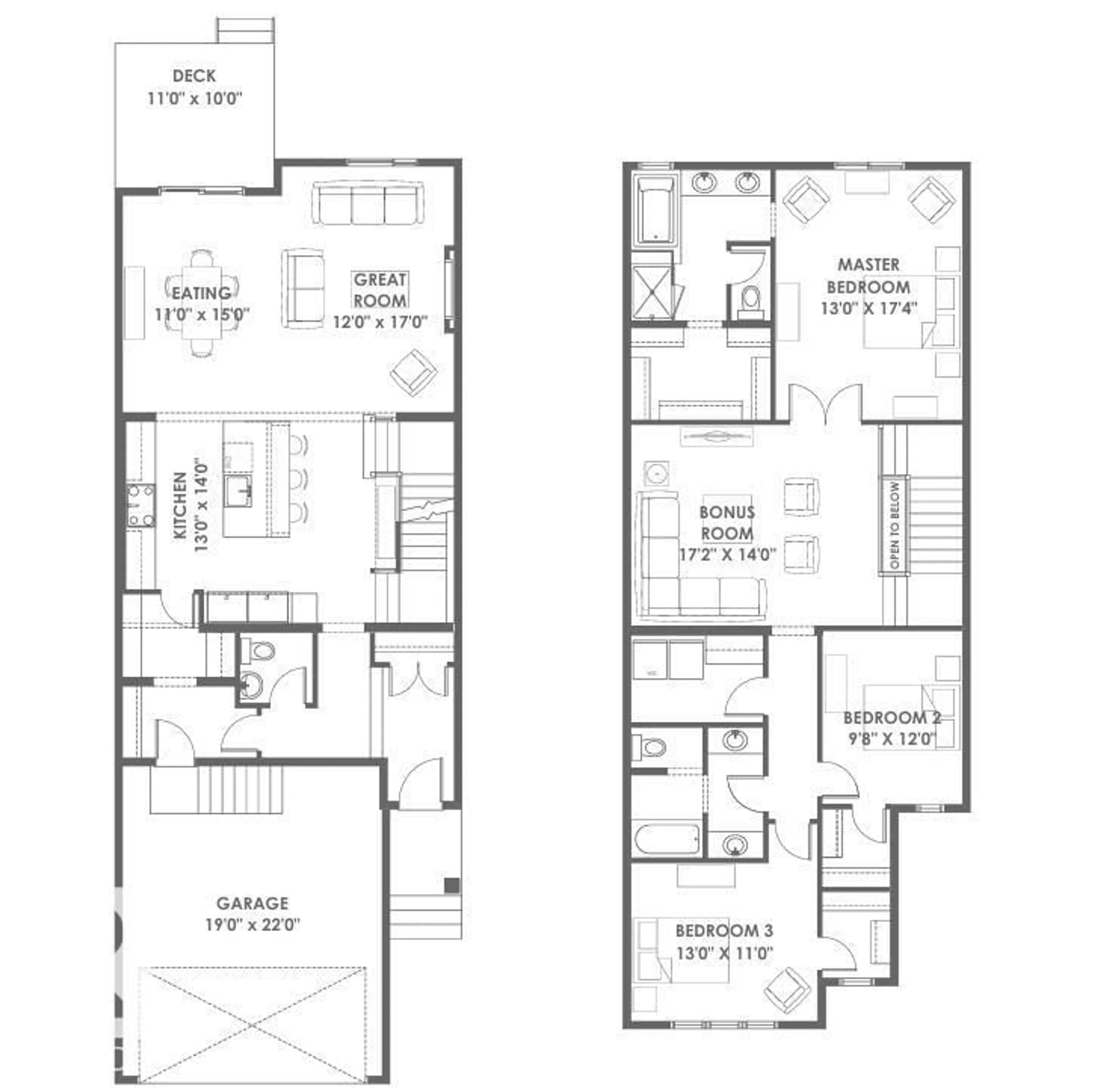 Floor plan for 113 STILES BEND, Leduc Alberta T9E1N8