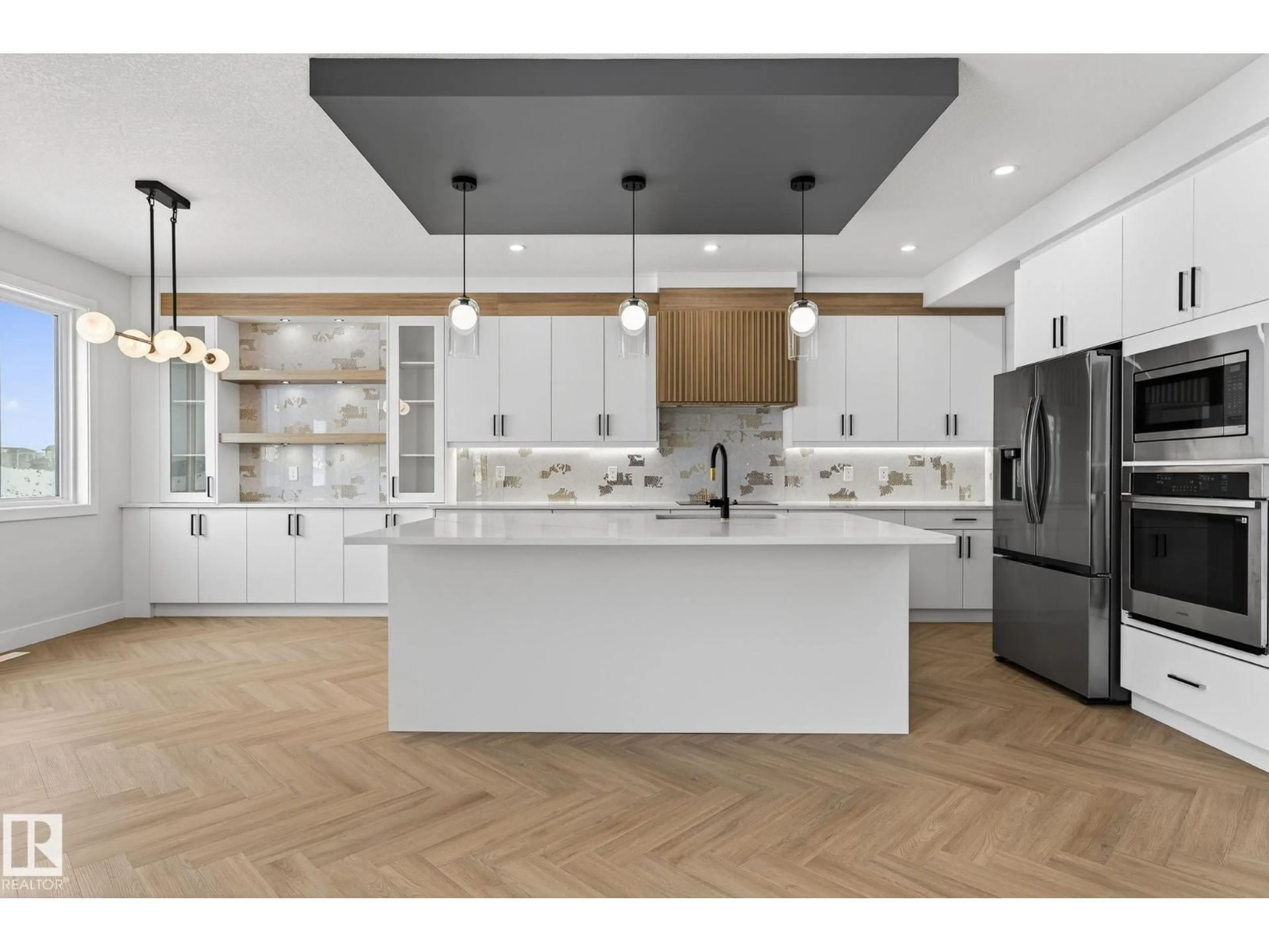 Open concept kitchen, unknown for NE - 2316 63 AV, Rural Leduc County Alberta T4X3A4