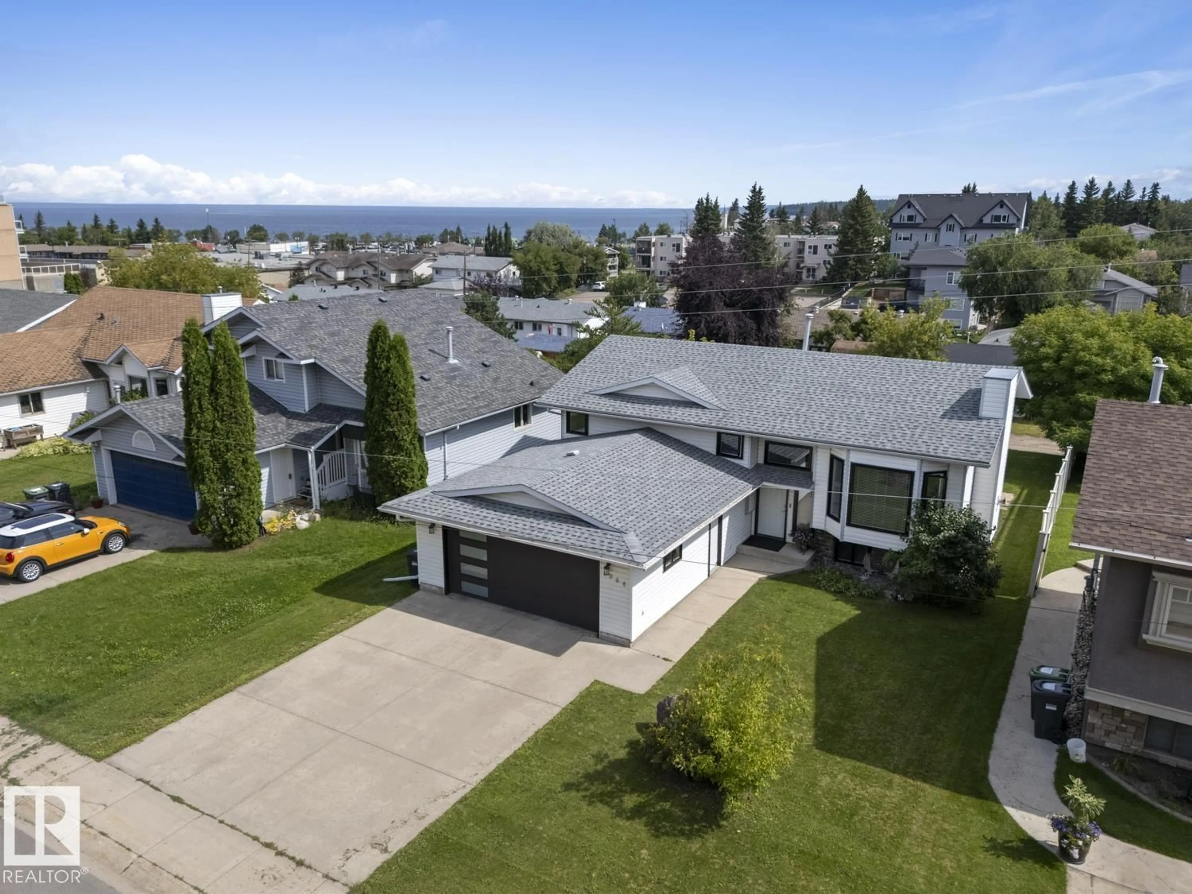 A pic from outside/outdoor area/front of a property/back of a property/a pic from drone, mountain view for 1004 12 ST, Cold Lake Alberta T9M1K2