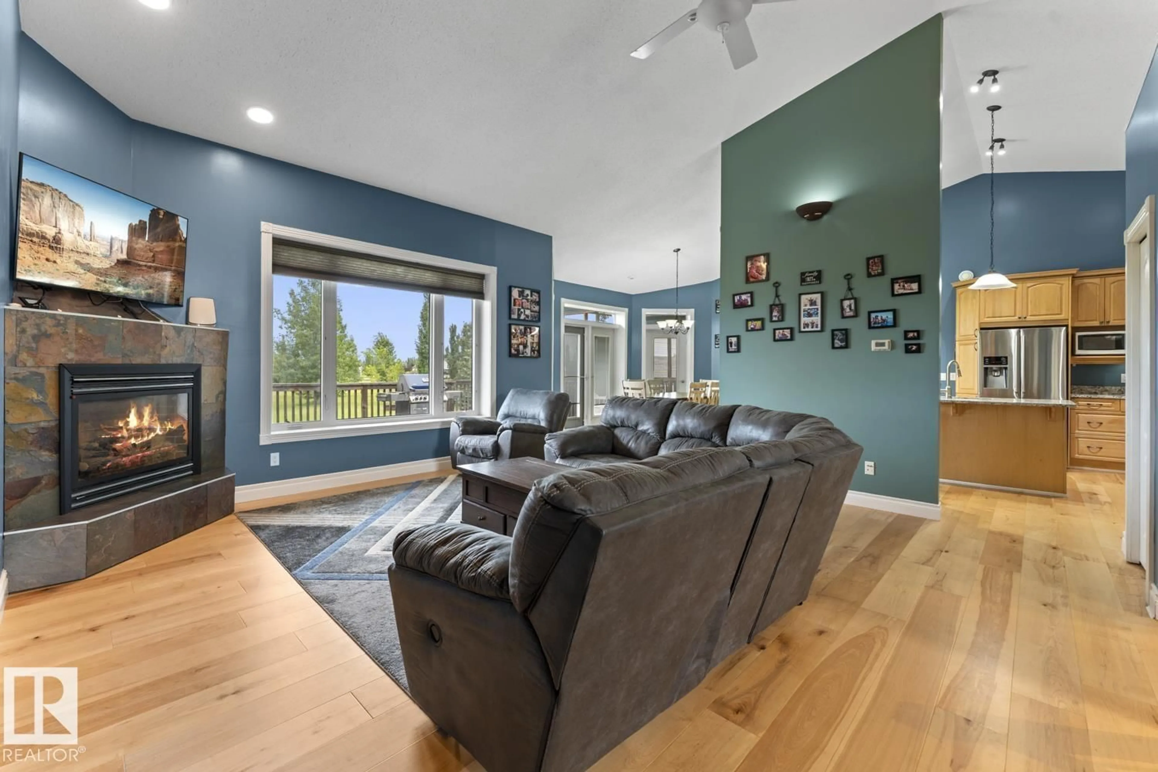 Living room with furniture, unknown for 114 63212 RGE RD 423, Rural Bonnyville M.D. Alberta T9M1P1