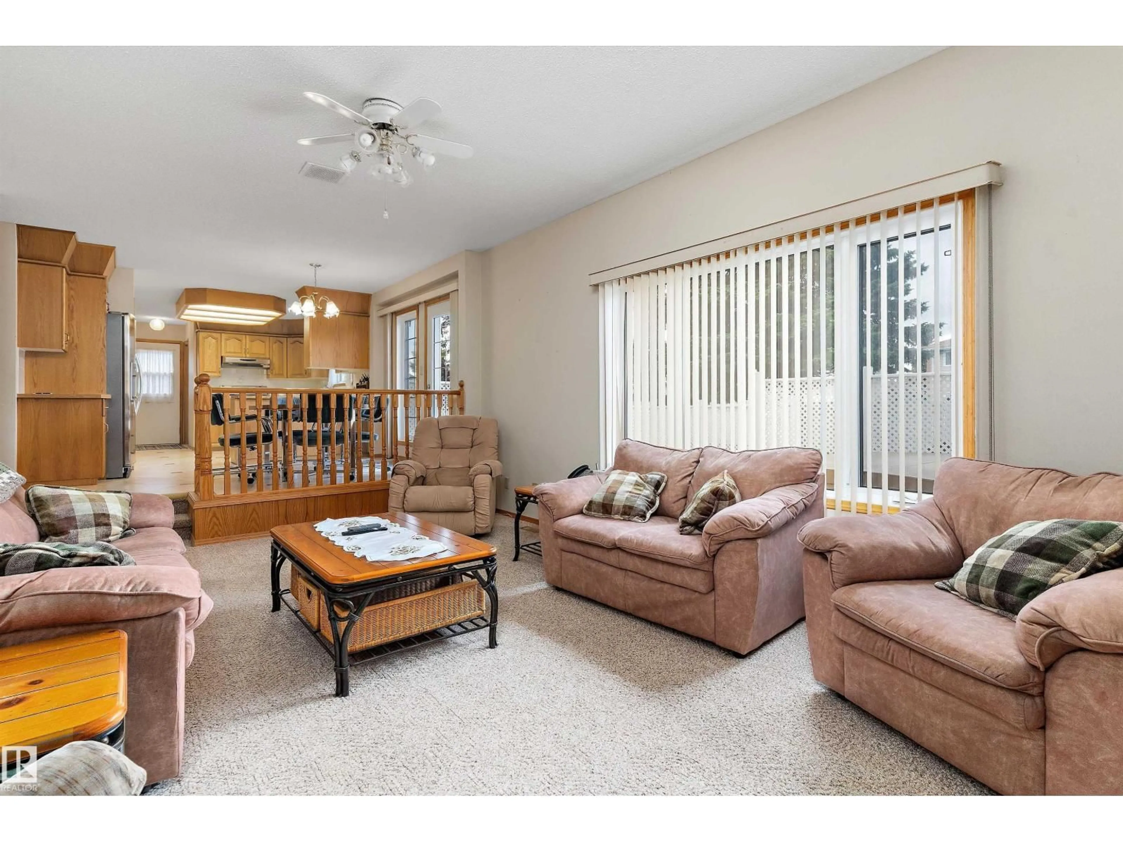 Living room with furniture, unknown for 120 NORTHLAKE LN, Wetaskiwin Alberta T9A3K7