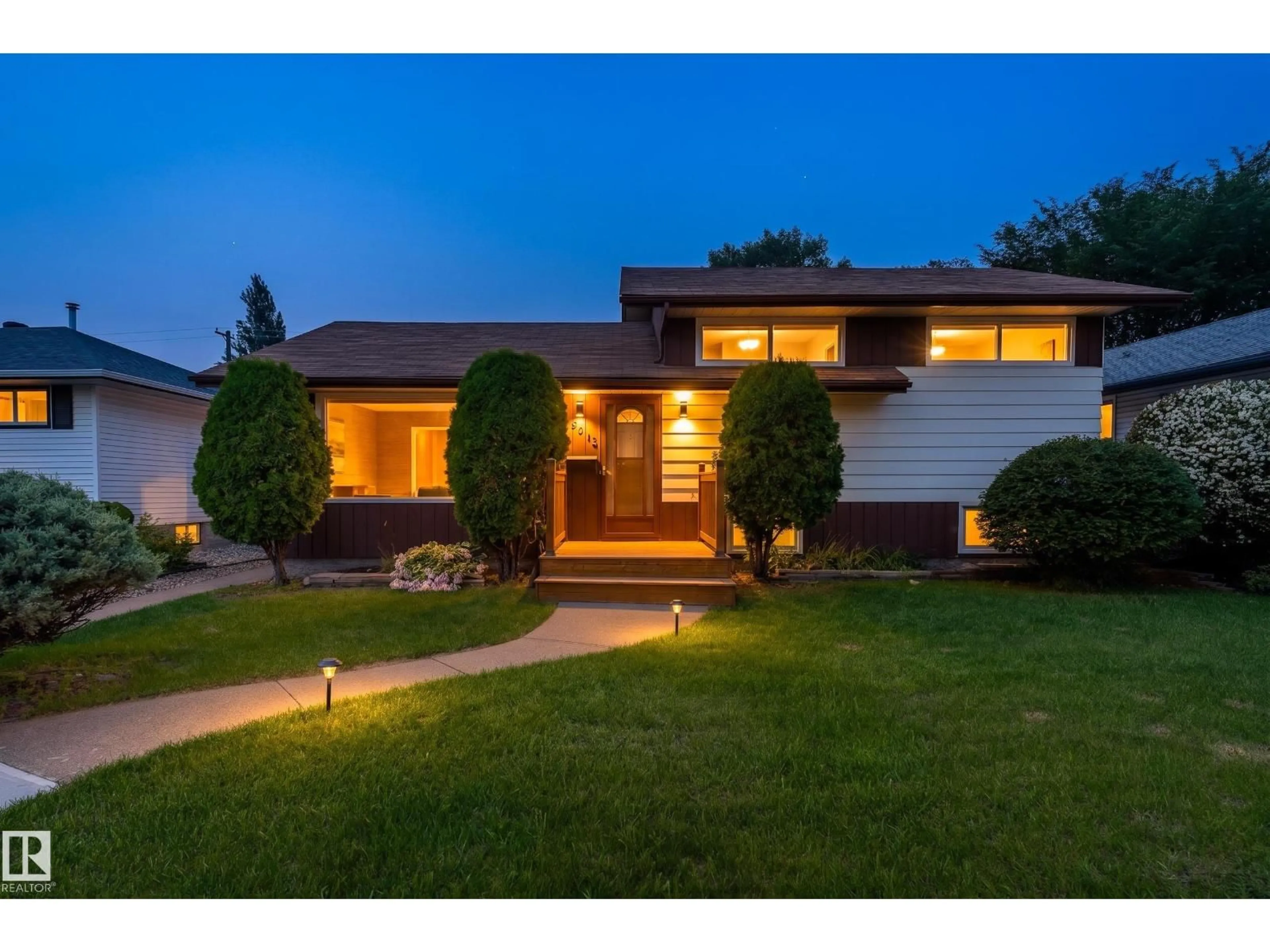 Home with brick exterior material, street for 9012 MEADOWLARK RD, Edmonton Alberta T5R5W8