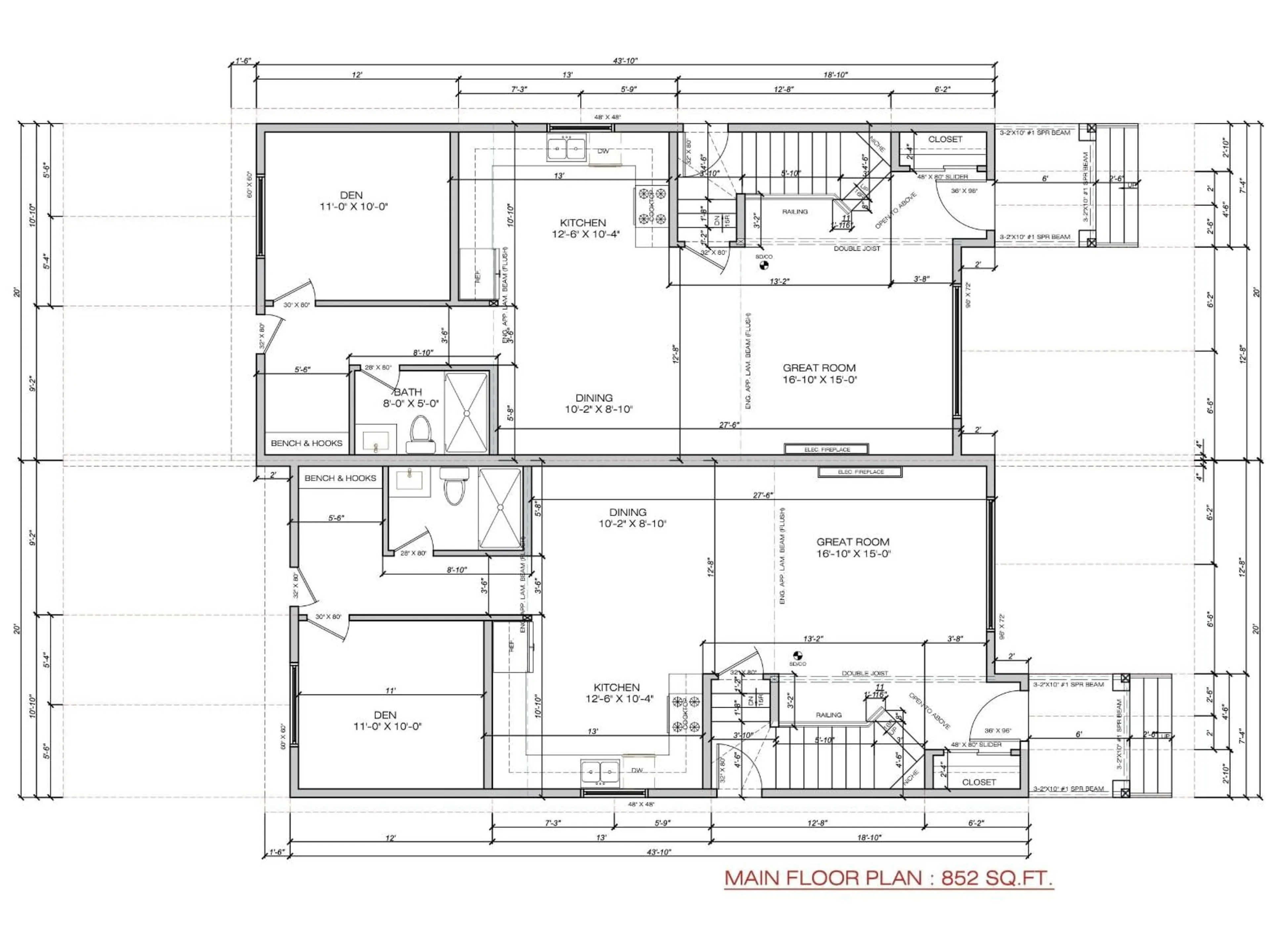 Floor plan for 454 ROBINSON BOULEVARD, Leduc Alberta T9E1P8