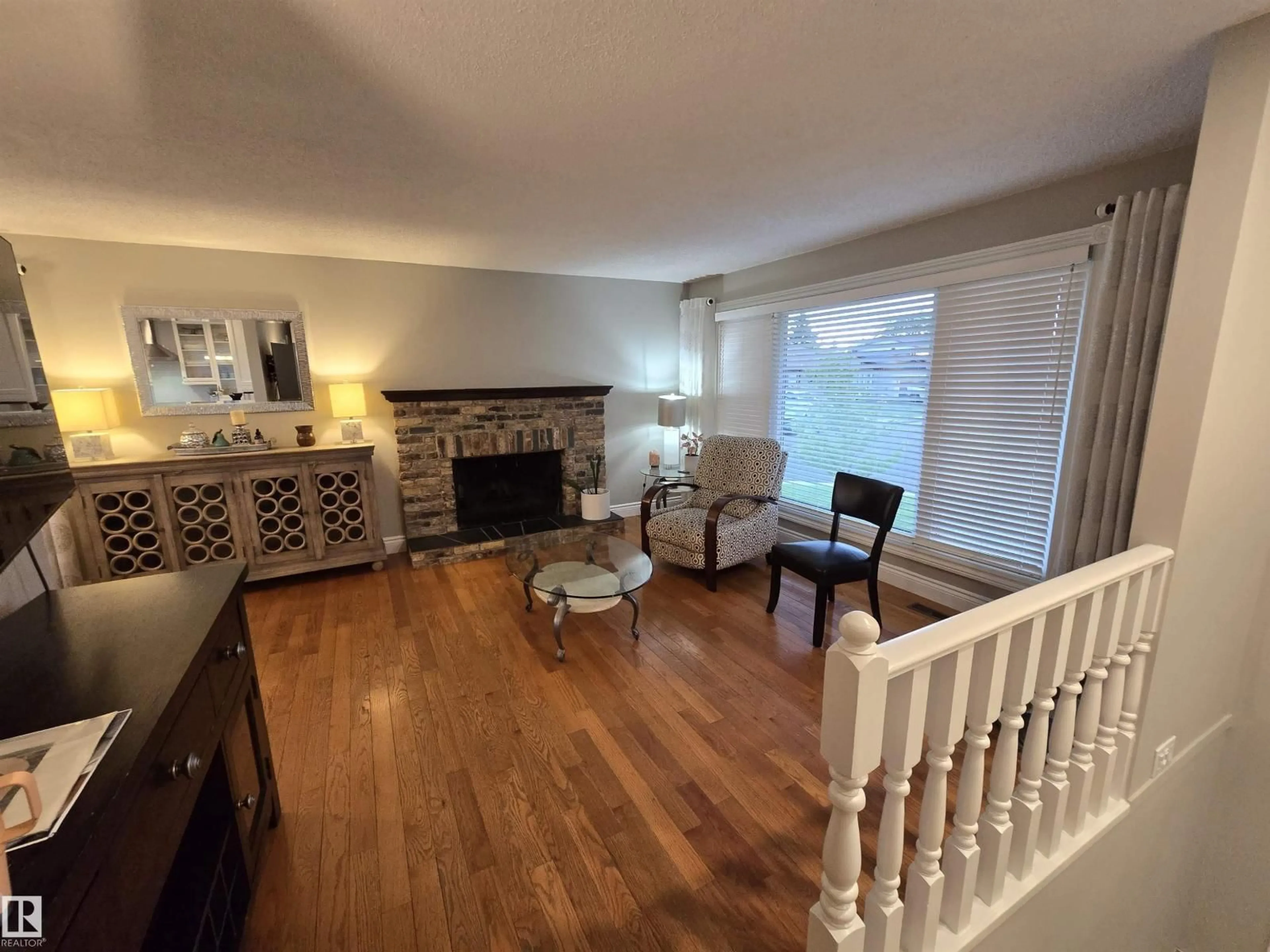 Living room with furniture, unknown for NW - 14603 122 ST, Edmonton Alberta T5X1V8